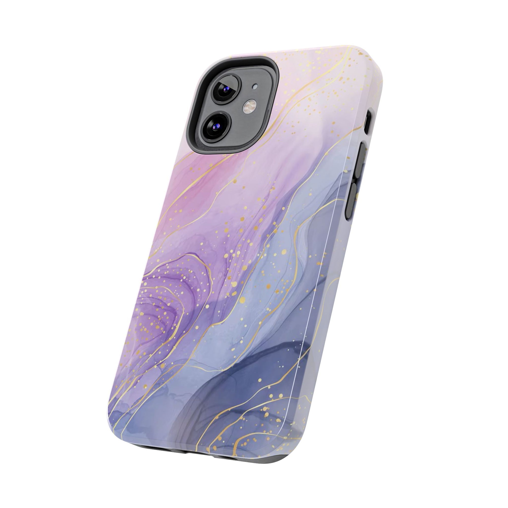 Elegant Abstract Tough Phone Cases for Stylish Protection, Gift for Her, Phone Accessories, Lavender Marble Design, Phone Cover for [...]