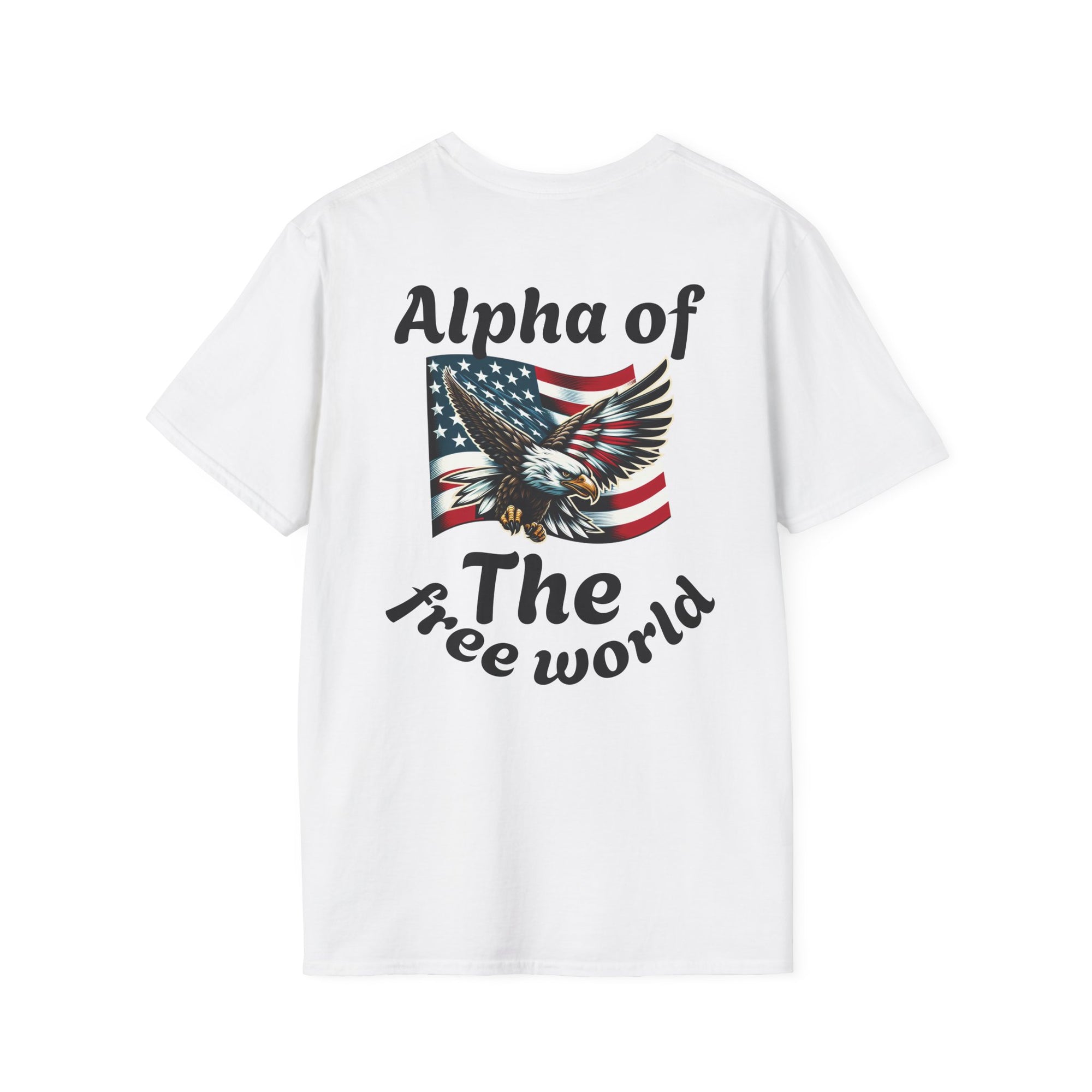 Patriotic Graphic T-Shirt, Unisex Softstyle Tee, Independence Day Gift, Freedom Apparel, Americana Clothing