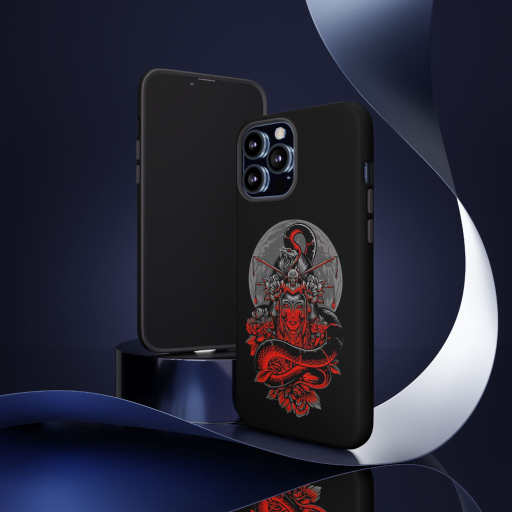 Tough Cases for iPhone, Dragon & Warrior Design, Durable Phone Protection, Perfect Gift for Tech Lovers, Unique Gifting