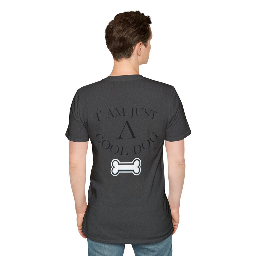 Cool Dog Graphic Tee | Unisex Softstyle T-Shirt, Funny Pet Lover Gift, Dog Dad Shirt, Casual Wear, Gift for Animal Lovers
