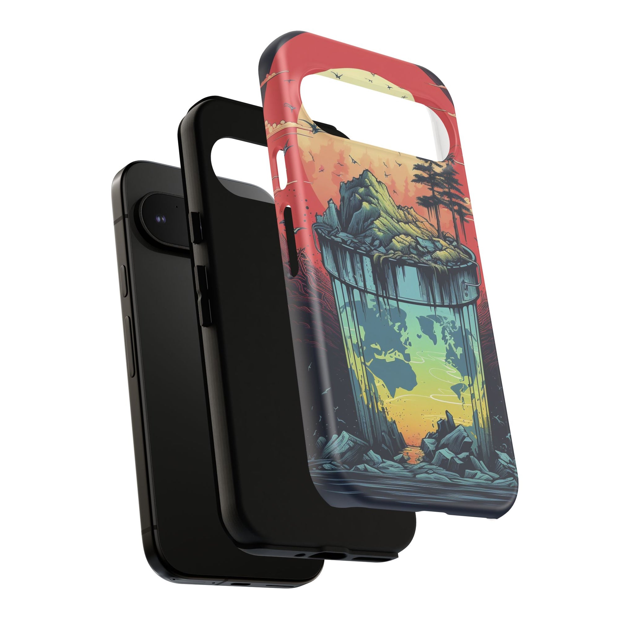 Vibrant Nature-Themed Phone Case, Tough Cases for Adventurers, Eco-Friendly, Trendy Phone Accessory, Great Gift for Nature Lovers