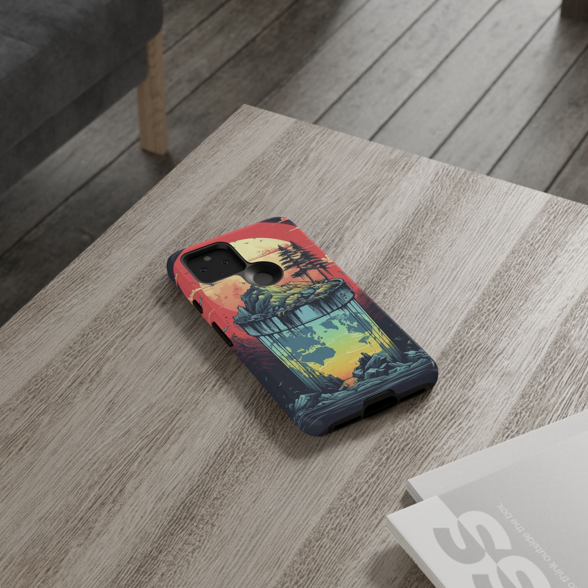 Vibrant Nature-Themed Phone Case, Tough Cases for Adventurers, Eco-Friendly, Trendy Phone Accessory, Great Gift for Nature Lovers