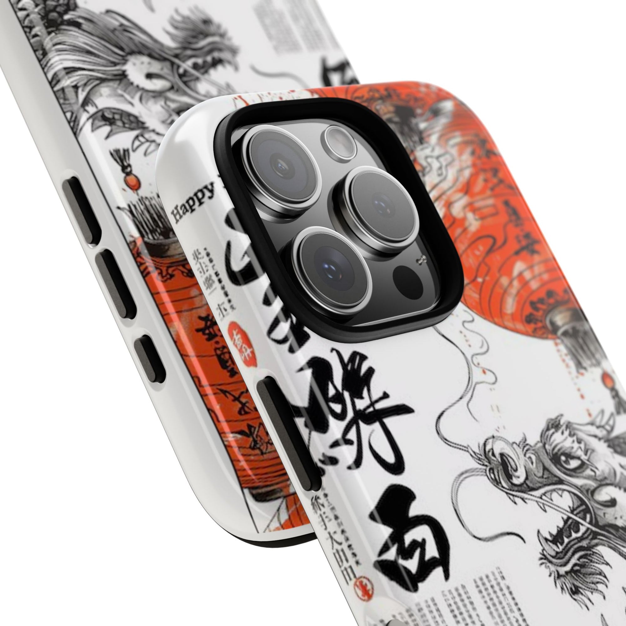 Dragon Design Phone Case, Tough Cases with Chinese Art for Unique Style, Gift for Art Lovers, Phone Protection, Trendy Accessories
