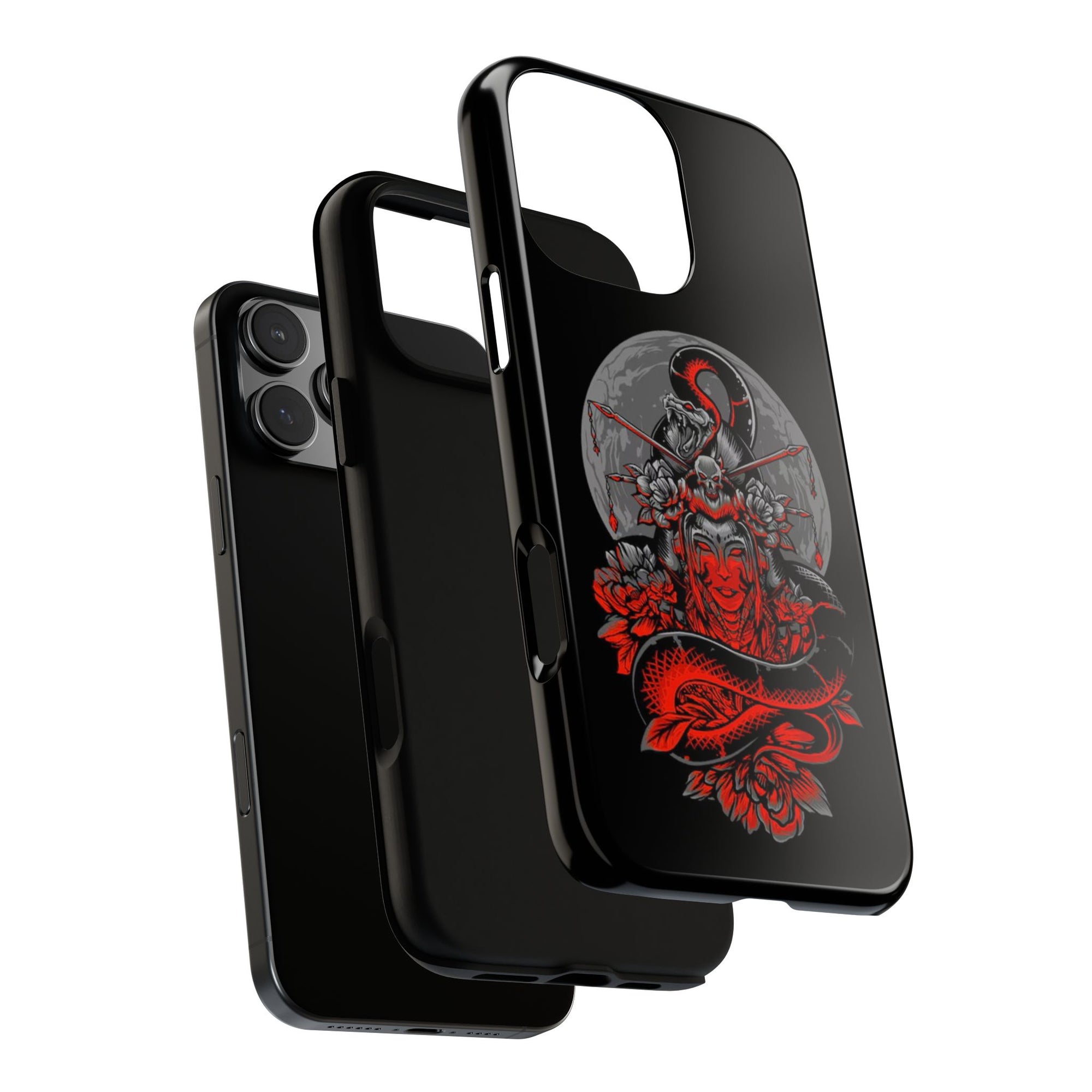 Tough Cases for iPhone, Dragon & Warrior Design, Durable Phone Protection, Perfect Gift for Tech Lovers, Unique Gifting
