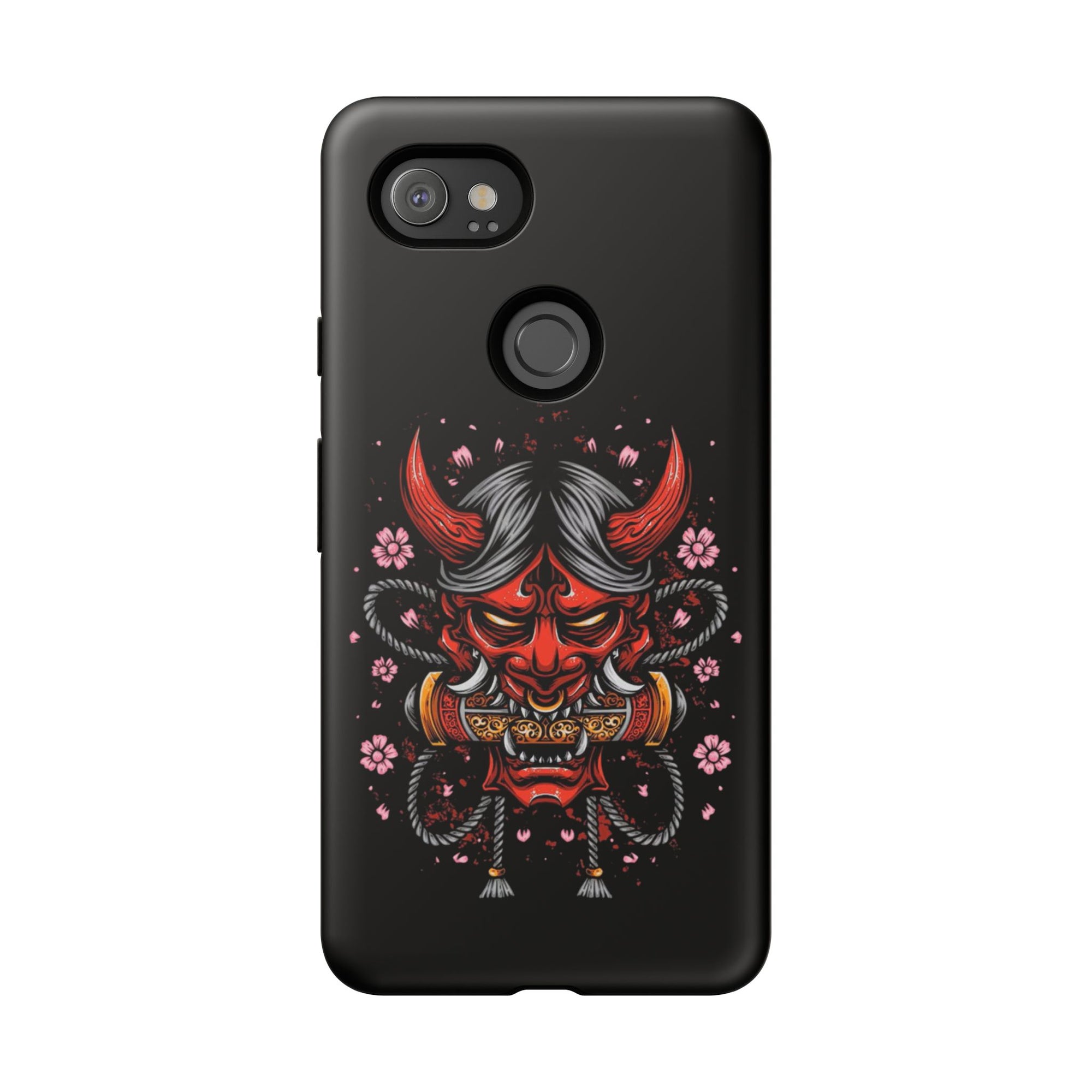 Tough Cases: Fierce Demon Phone Case, Edgy Phone Cover, Protect Your Device, Gift for Anime Fans, Unique Artwork Case