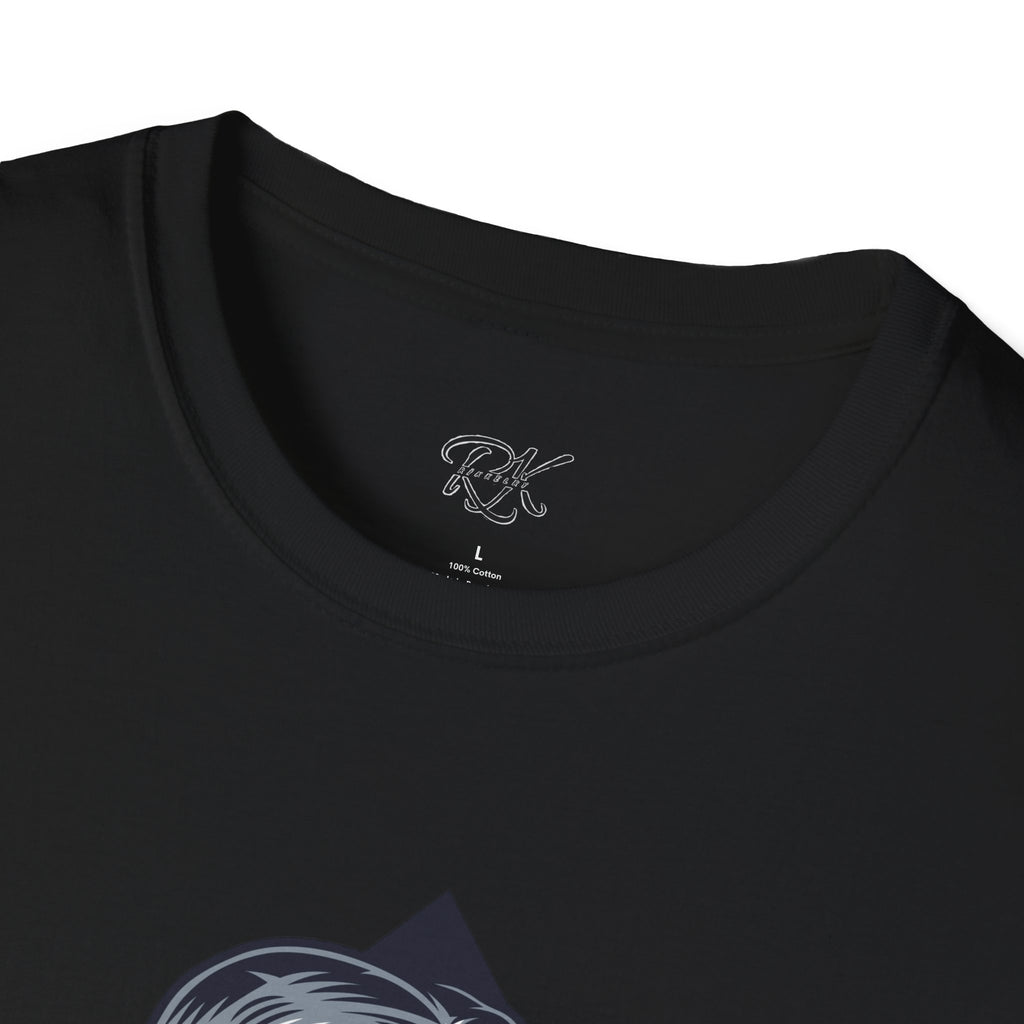 Edgy Graphic Tee, Unisex T-Shirt with Skull and Rose Design, Stylish Casual Wear, Perfect for Gift Giving, Comfortable Everyday Attire