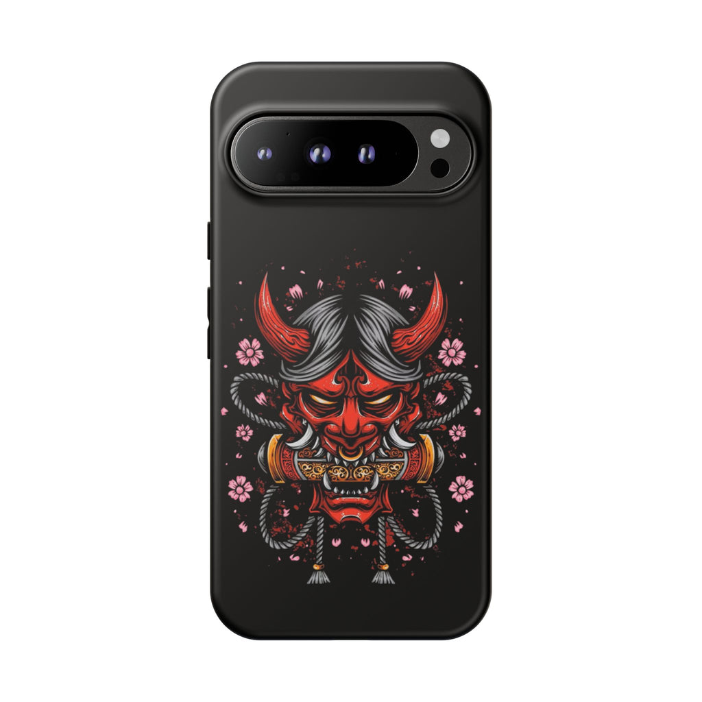 Tough Cases: Fierce Demon Phone Case, Edgy Phone Cover, Protect Your Device, Gift for Anime Fans, Unique Artwork Case