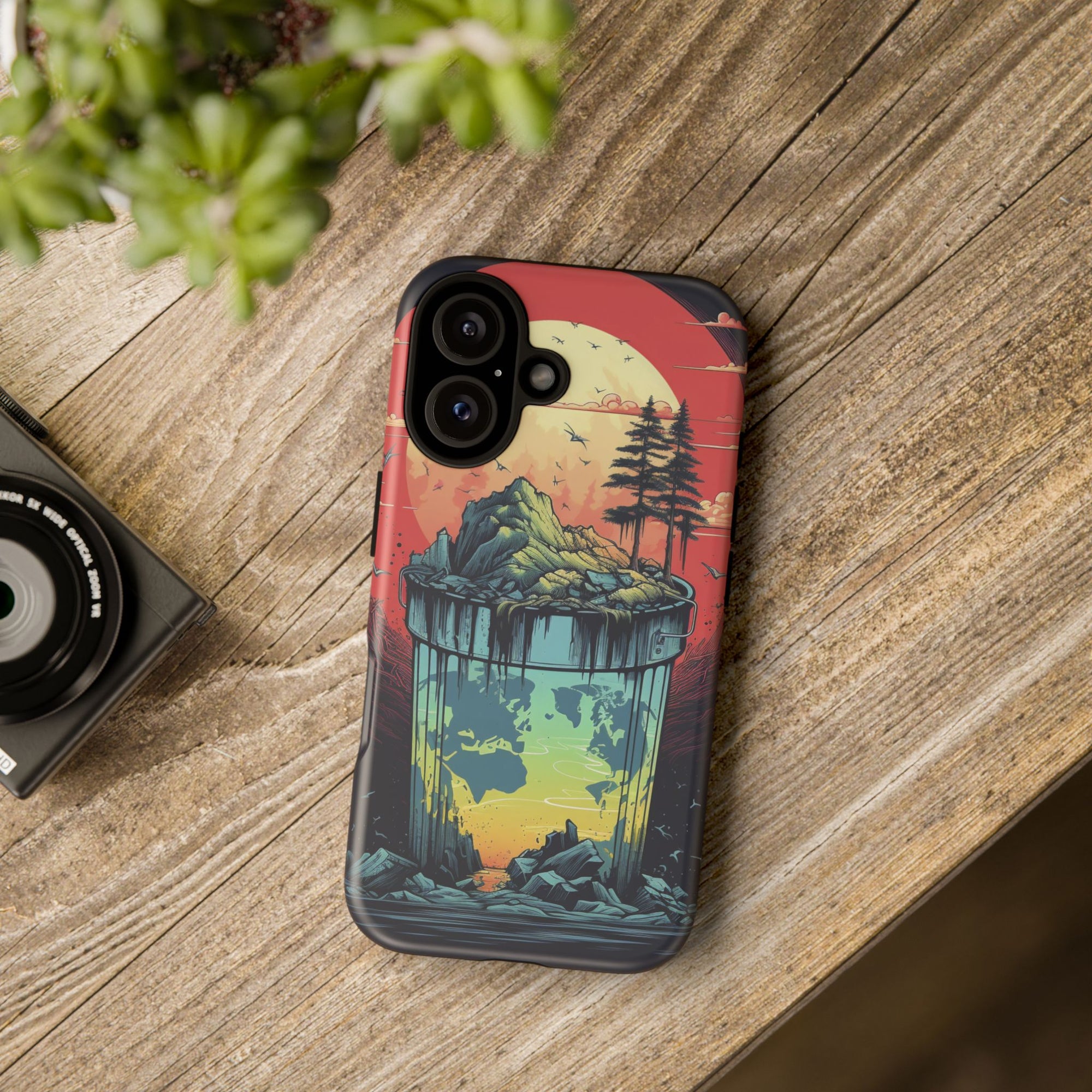Vibrant Nature-Themed Phone Case, Tough Cases for Adventurers, Eco-Friendly, Trendy Phone Accessory, Great Gift for Nature Lovers