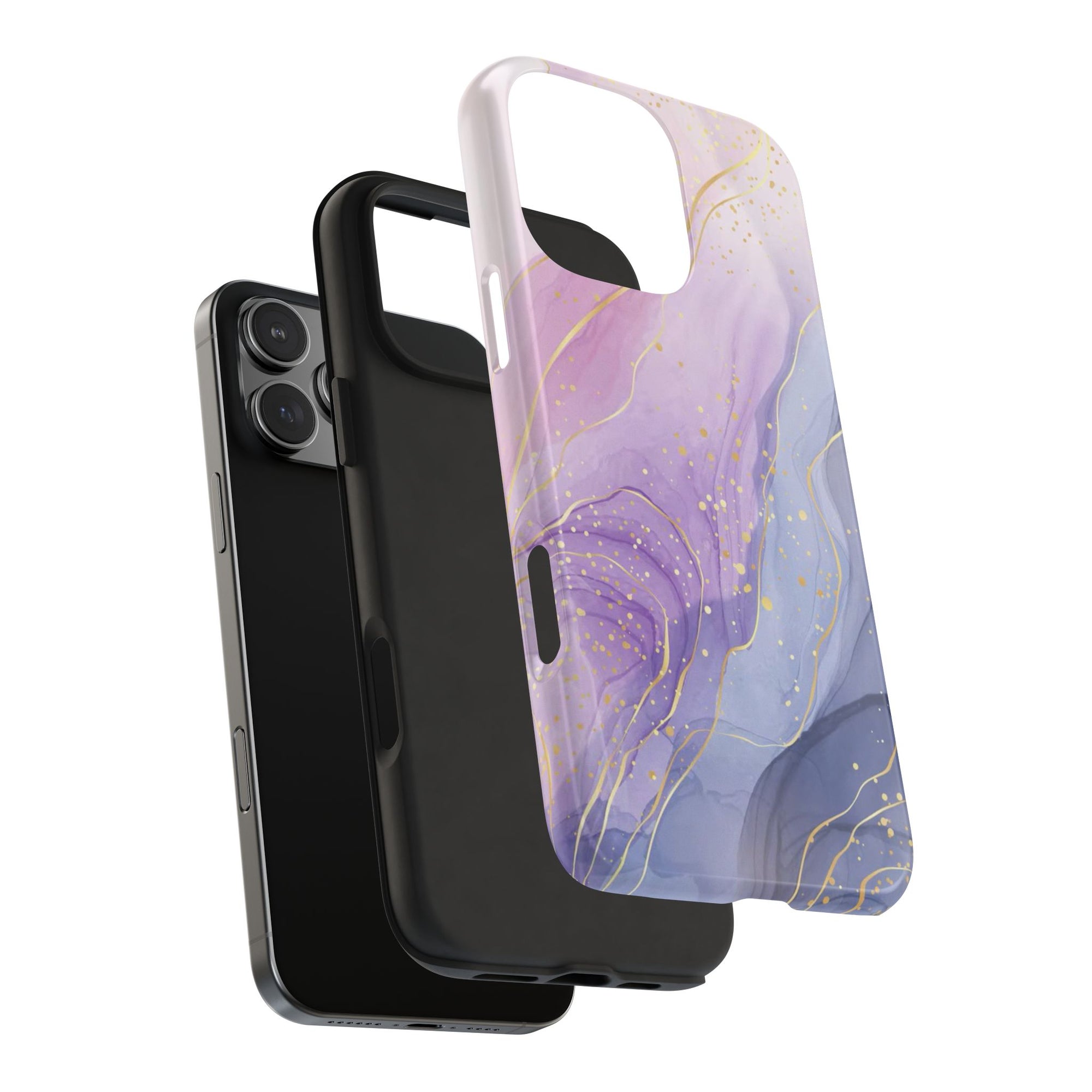 Elegant Abstract Tough Phone Cases for Stylish Protection, Gift for Her, Phone Accessories, Lavender Marble Design, Phone Cover for [...]