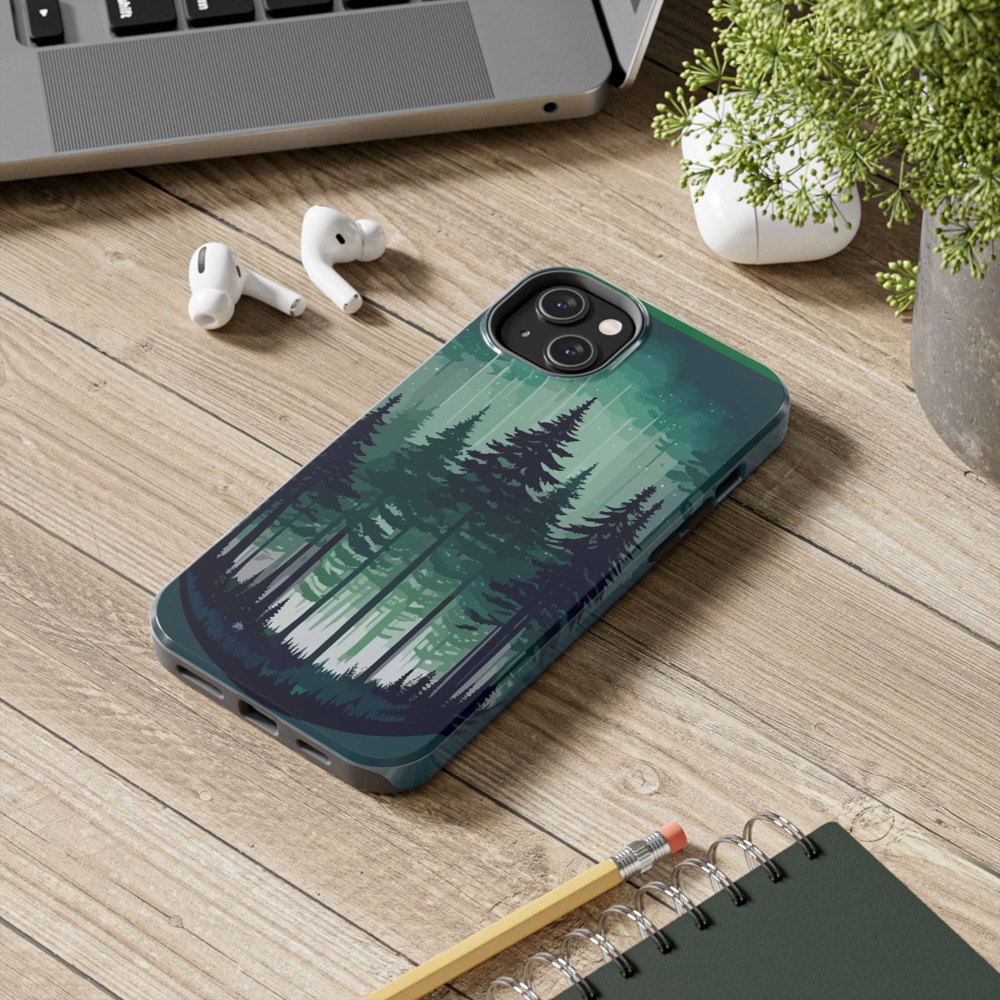 Tough Phone Cases – Forest Vibe, Nature Lover Gift, Outdoor Adventure Accessory, Eco-Friendly Phone Protection, Unique Gift Idea