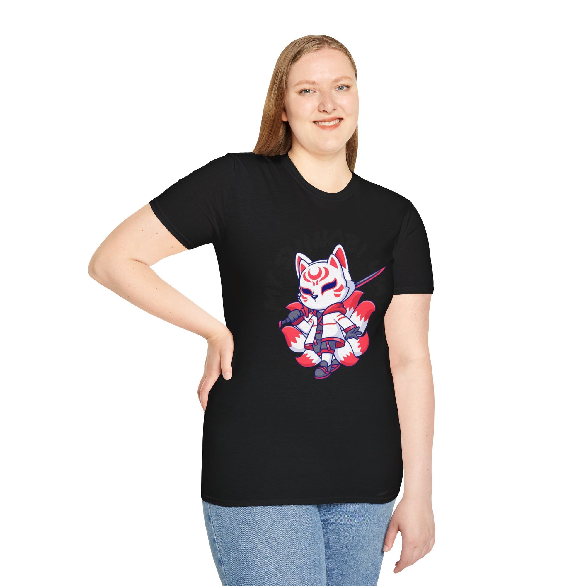 Unisex Anime T-Shirt - 'My Shinobi Pal' Graphic Tee, Comfortable Streetwear, Gift for Anime Lovers, Casual Wear, Stylish Outfit