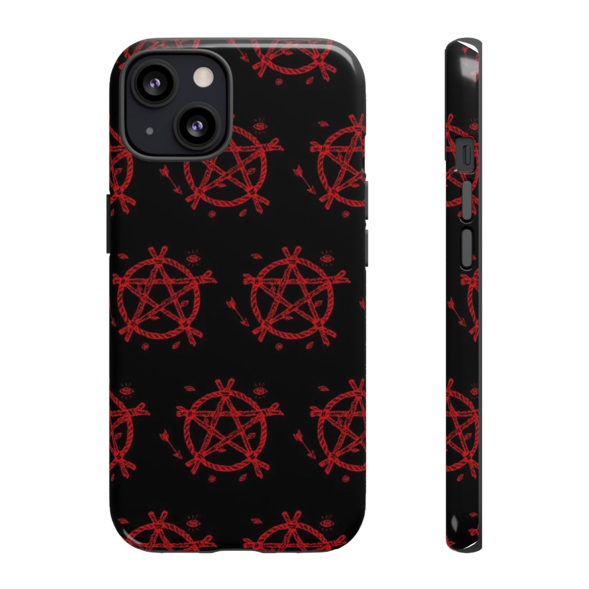 Anarchist iPhone Case, Tough Phone Cover, Punk Style Accessory, Unique Gift for Rebels, Goth Aesthetic Phone Case