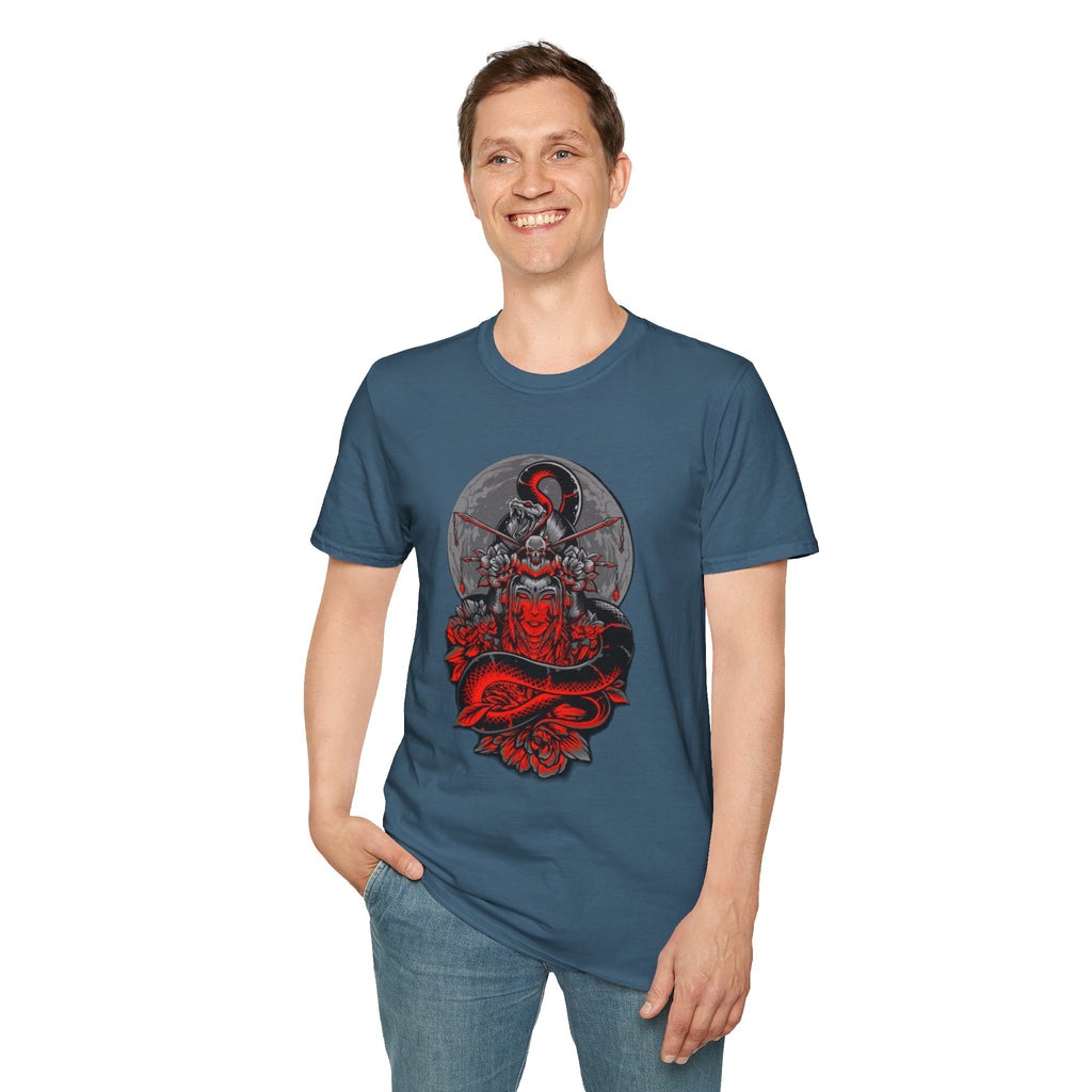 Warrior Spirit Unisex Softstyle T-Shirt, Graphic Tee, Trendy Streetwear, Gifts for Him, Casual Wear, Unique Design