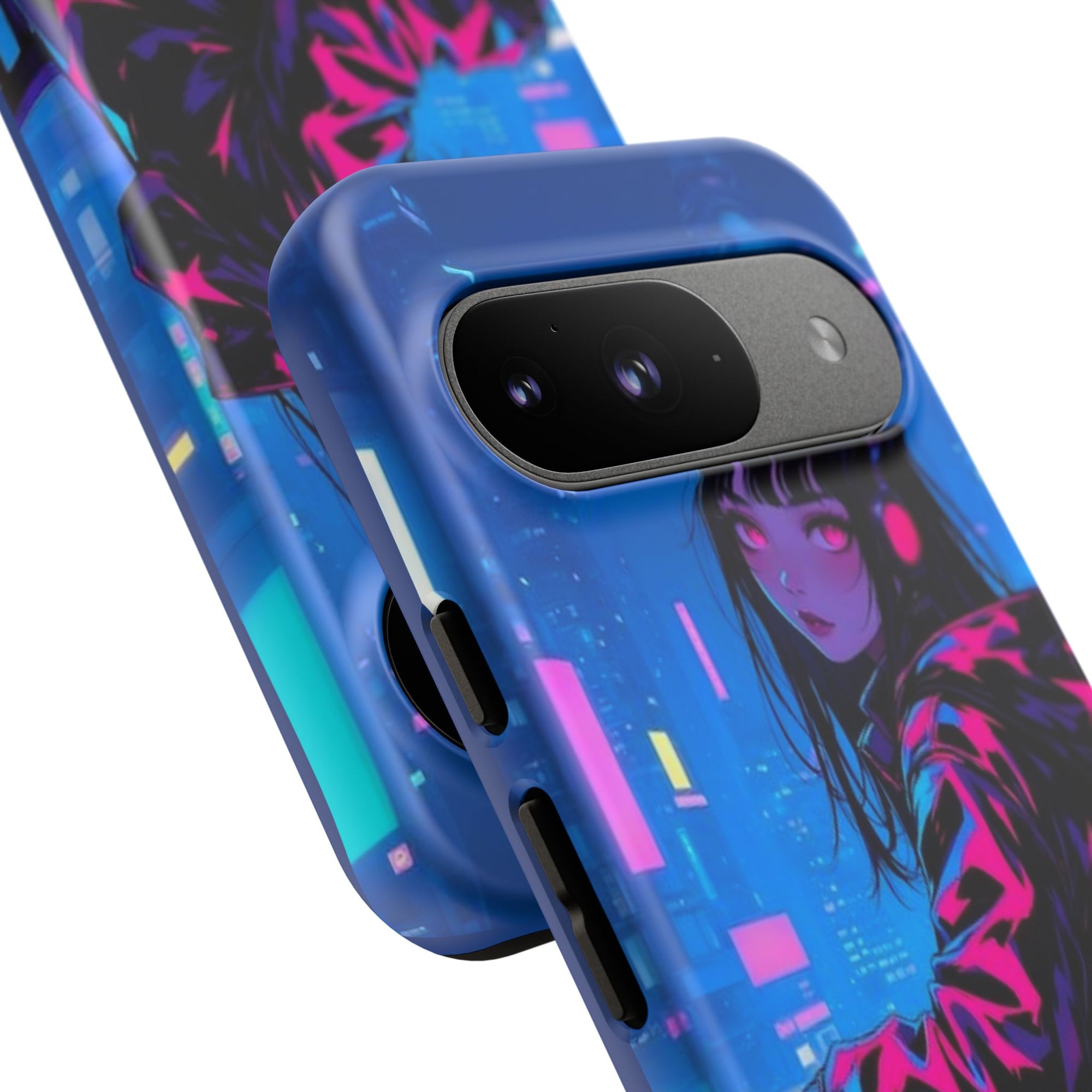 Futuristic Phone Case, Cyberpunk Aesthetic, Tough Phone Cover, Urban Style, Gift for Tech Lovers, Unique Phone Accessories, Streetwear [...]