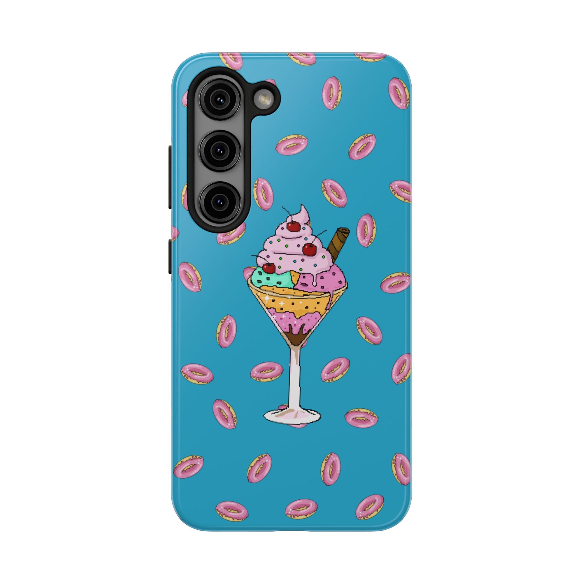 Cute Dessert Phone Cases, Fun iPhone Covers, Quirky Phone Accessories, Donut Lovers Gift, Ice Cream Phone Protector