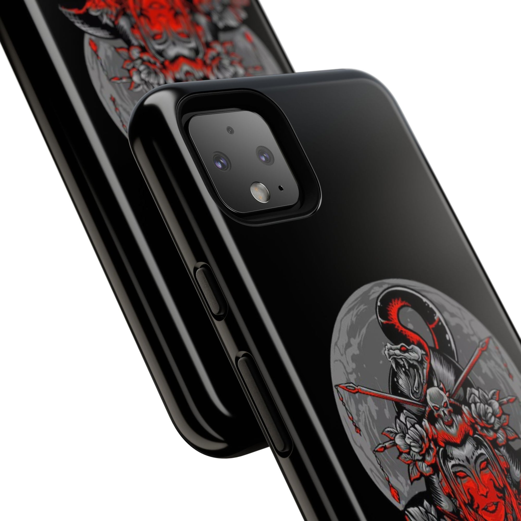 Tough Cases for iPhone, Dragon & Warrior Design, Durable Phone Protection, Perfect Gift for Tech Lovers, Unique Gifting