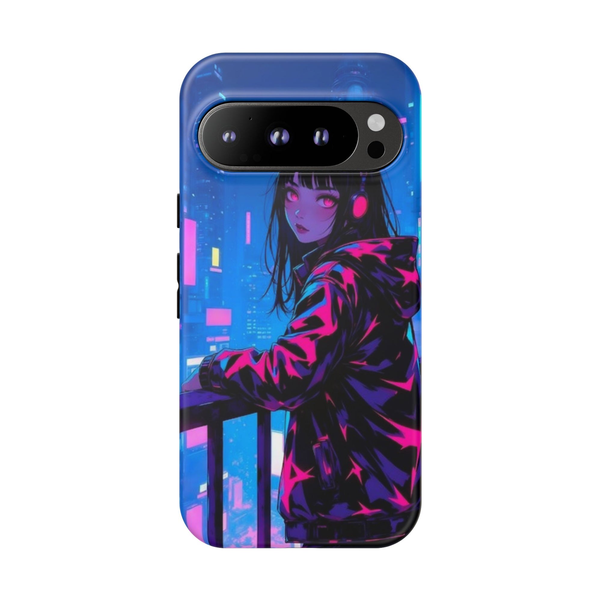 Futuristic Phone Case, Cyberpunk Aesthetic, Tough Phone Cover, Urban Style, Gift for Tech Lovers, Unique Phone Accessories, Streetwear [...]