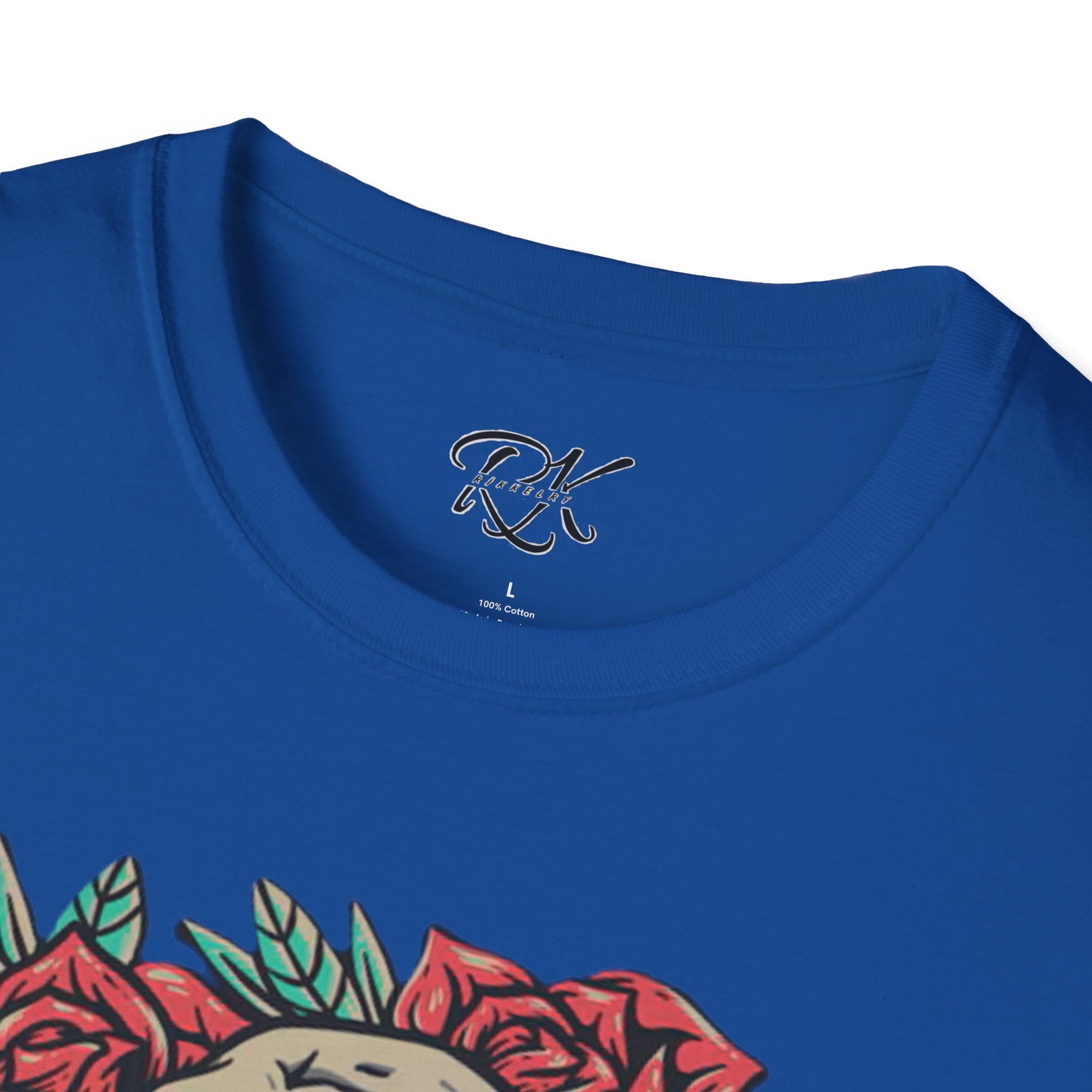 Skull & Roses Graphic T-Shirt | Edgy Casual Wear, Halloween Outfit, Gift for Friends, Festival Style, Unisex Shirt
