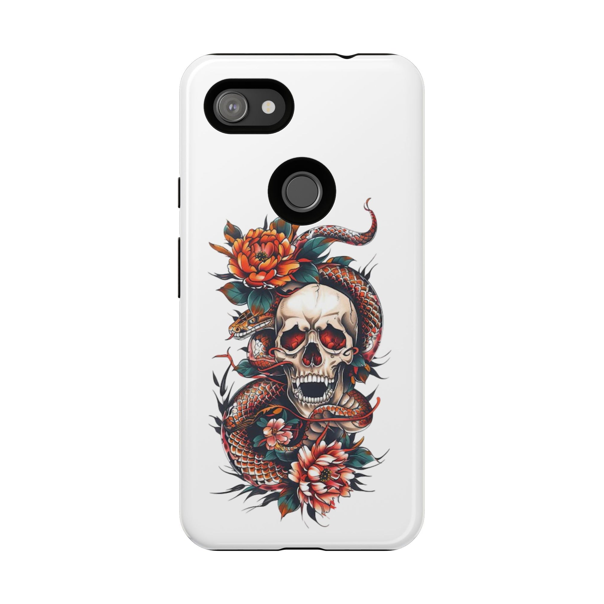 Tough Cases: Skull and Snake Phone Cases, Edgy Accessories, Alternative Fashion, Quirky Gift Ideas, Gothic Style