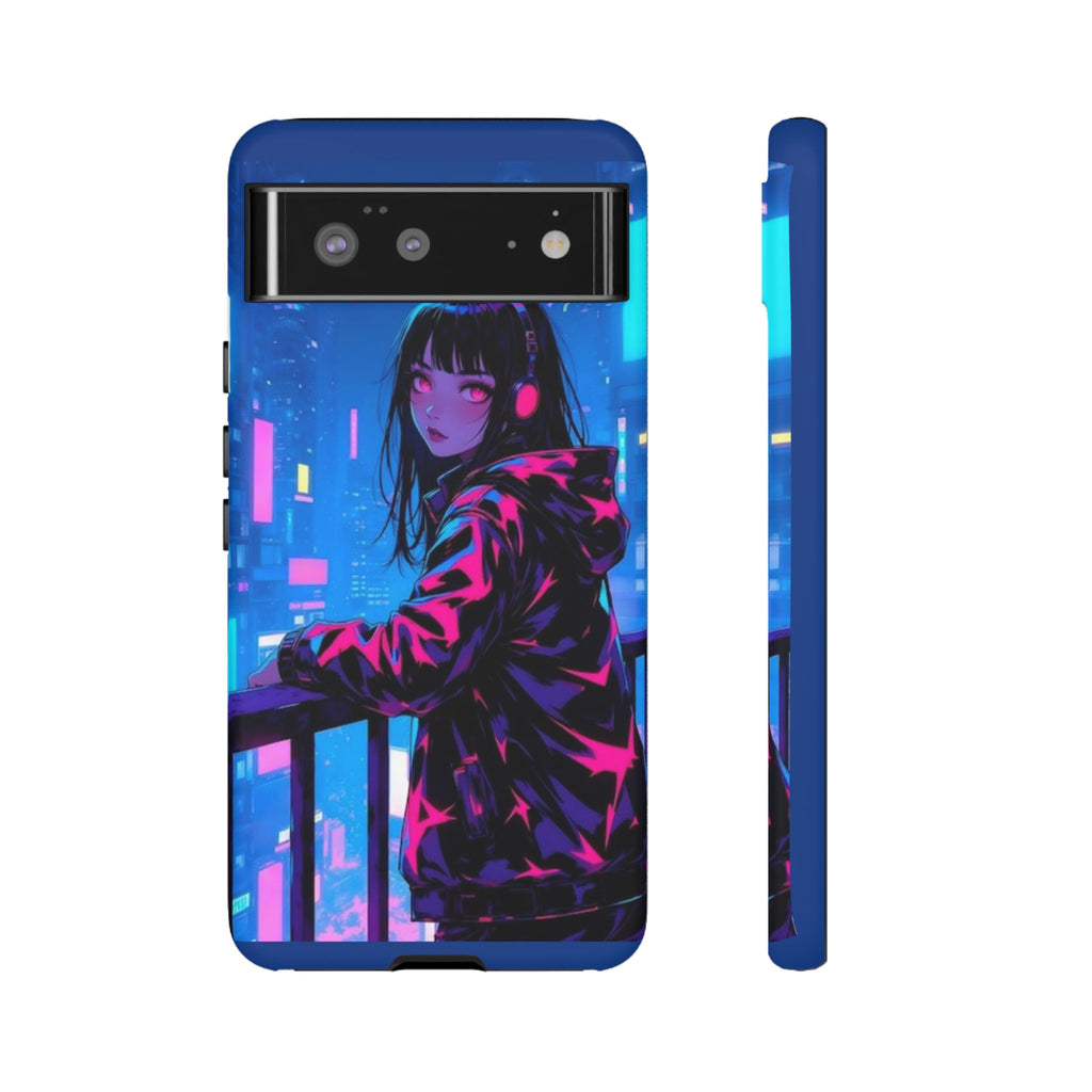 Futuristic Phone Case, Cyberpunk Aesthetic, Tough Phone Cover, Urban Style, Gift for Tech Lovers, Unique Phone Accessories, Streetwear [...]