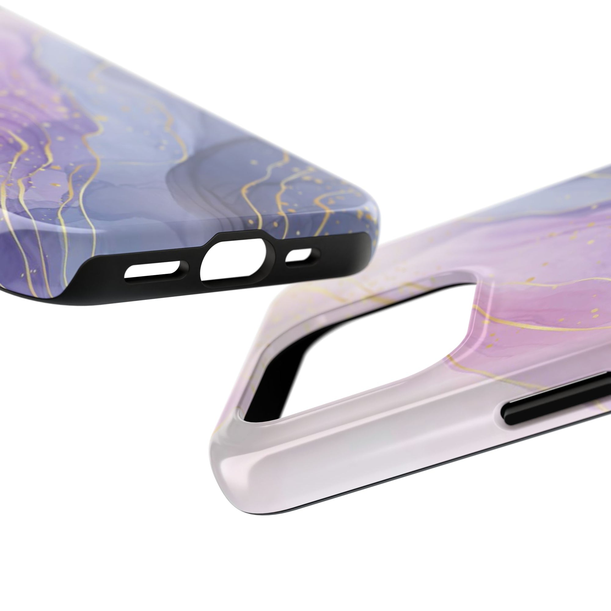 Elegant Abstract Tough Phone Cases for Stylish Protection, Gift for Her, Phone Accessories, Lavender Marble Design, Phone Cover for [...]