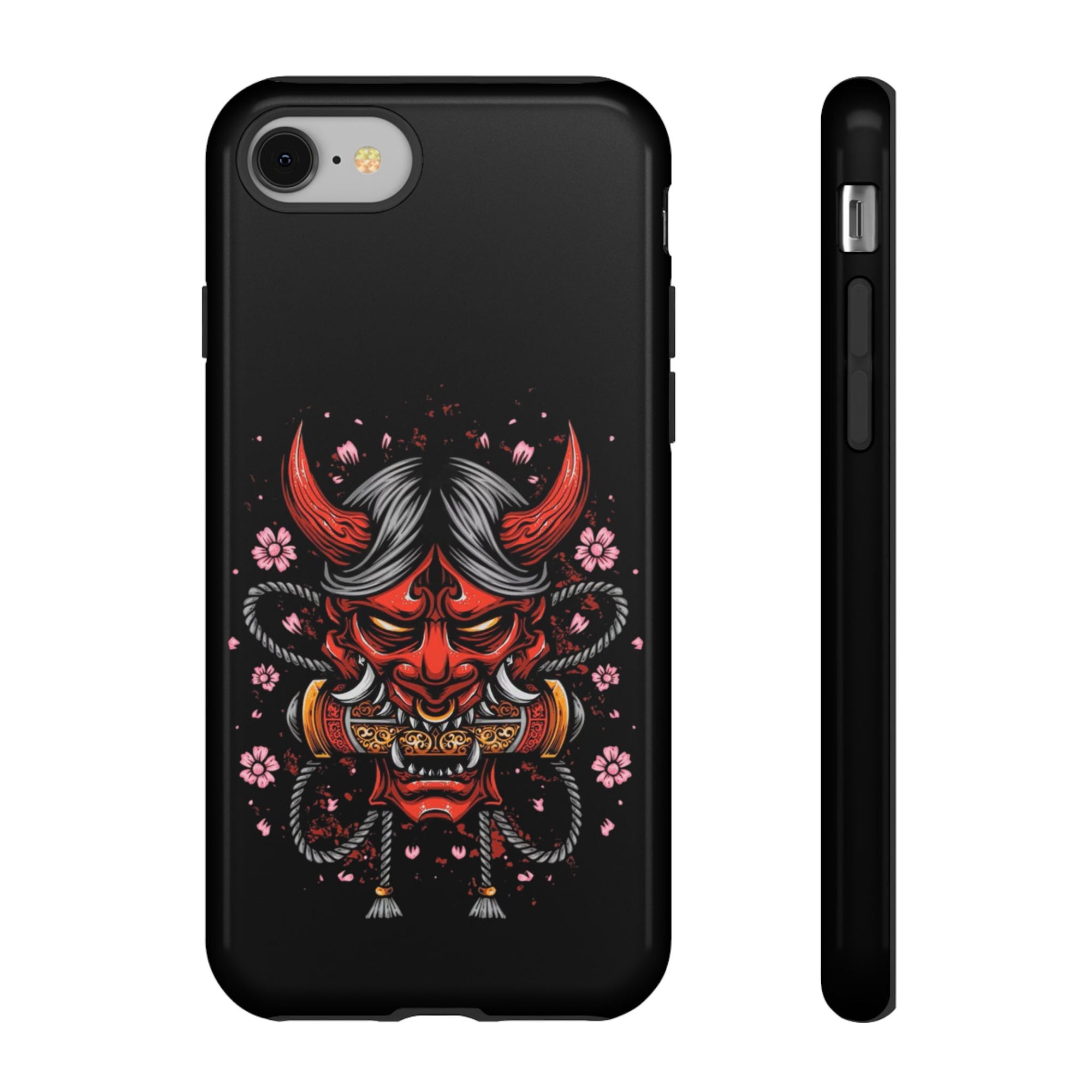 Tough Cases: Fierce Demon Phone Case, Edgy Phone Cover, Protect Your Device, Gift for Anime Fans, Unique Artwork Case