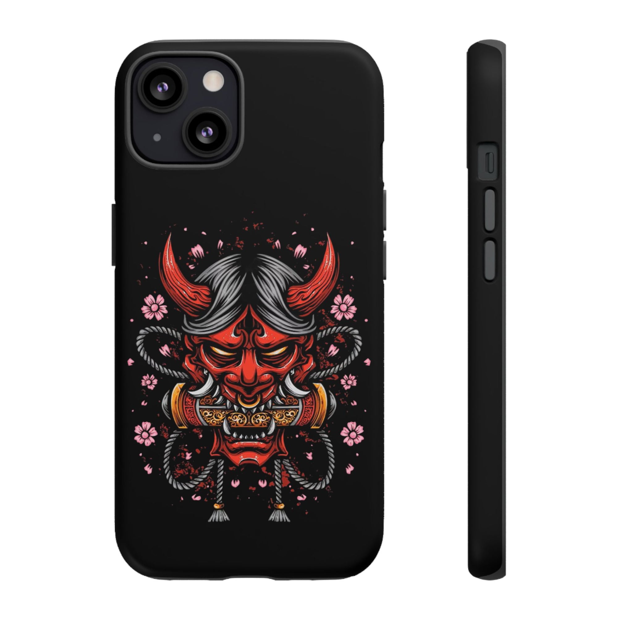 Tough Cases: Fierce Demon Phone Case, Edgy Phone Cover, Protect Your Device, Gift for Anime Fans, Unique Artwork Case