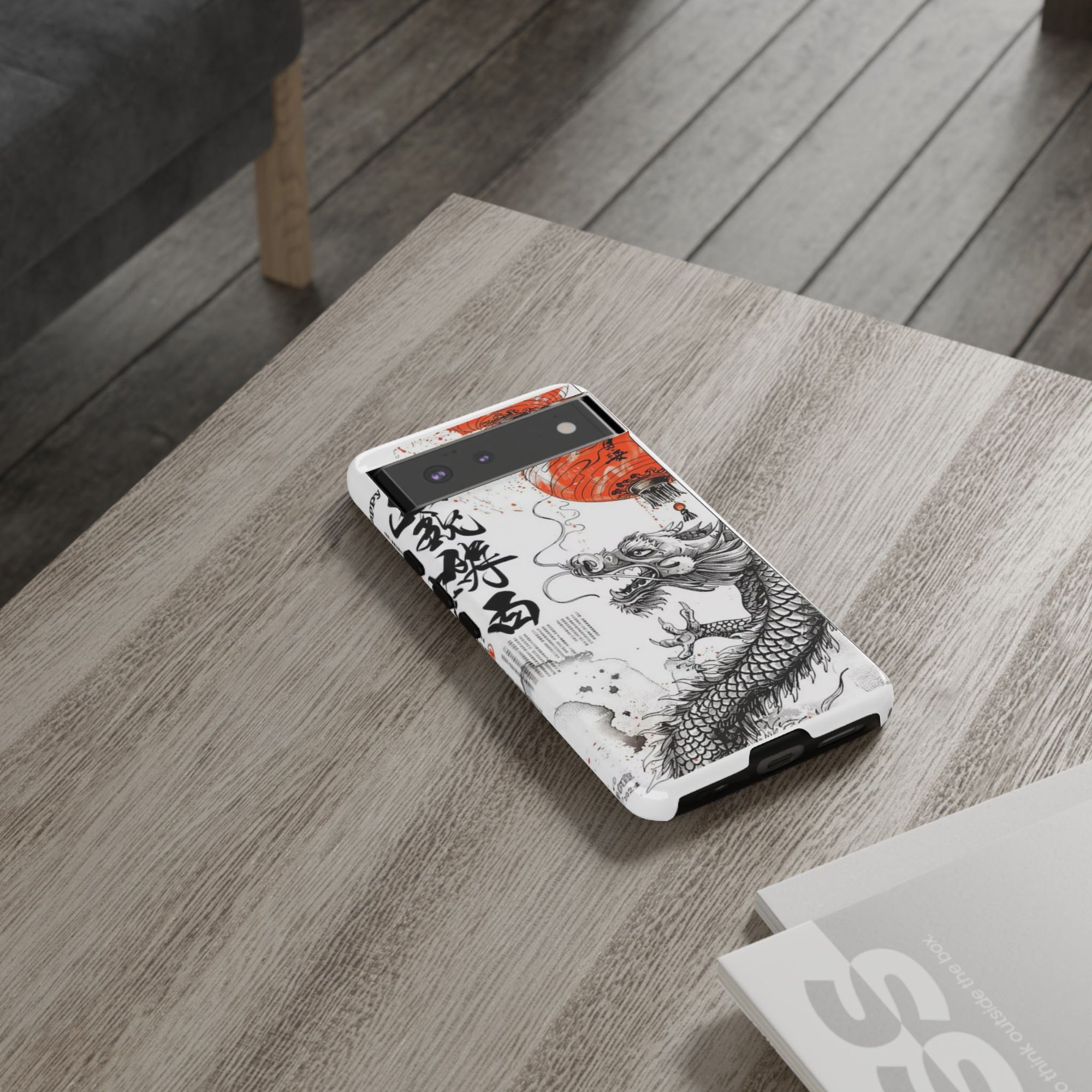 Dragon Design Phone Case, Tough Cases with Chinese Art for Unique Style, Gift for Art Lovers, Phone Protection, Trendy Accessories