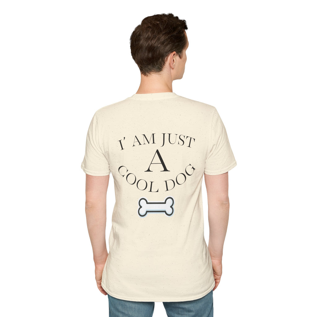 Cool Dog Graphic Tee | Unisex Softstyle T-Shirt, Funny Pet Lover Gift, Dog Dad Shirt, Casual Wear, Gift for Animal Lovers