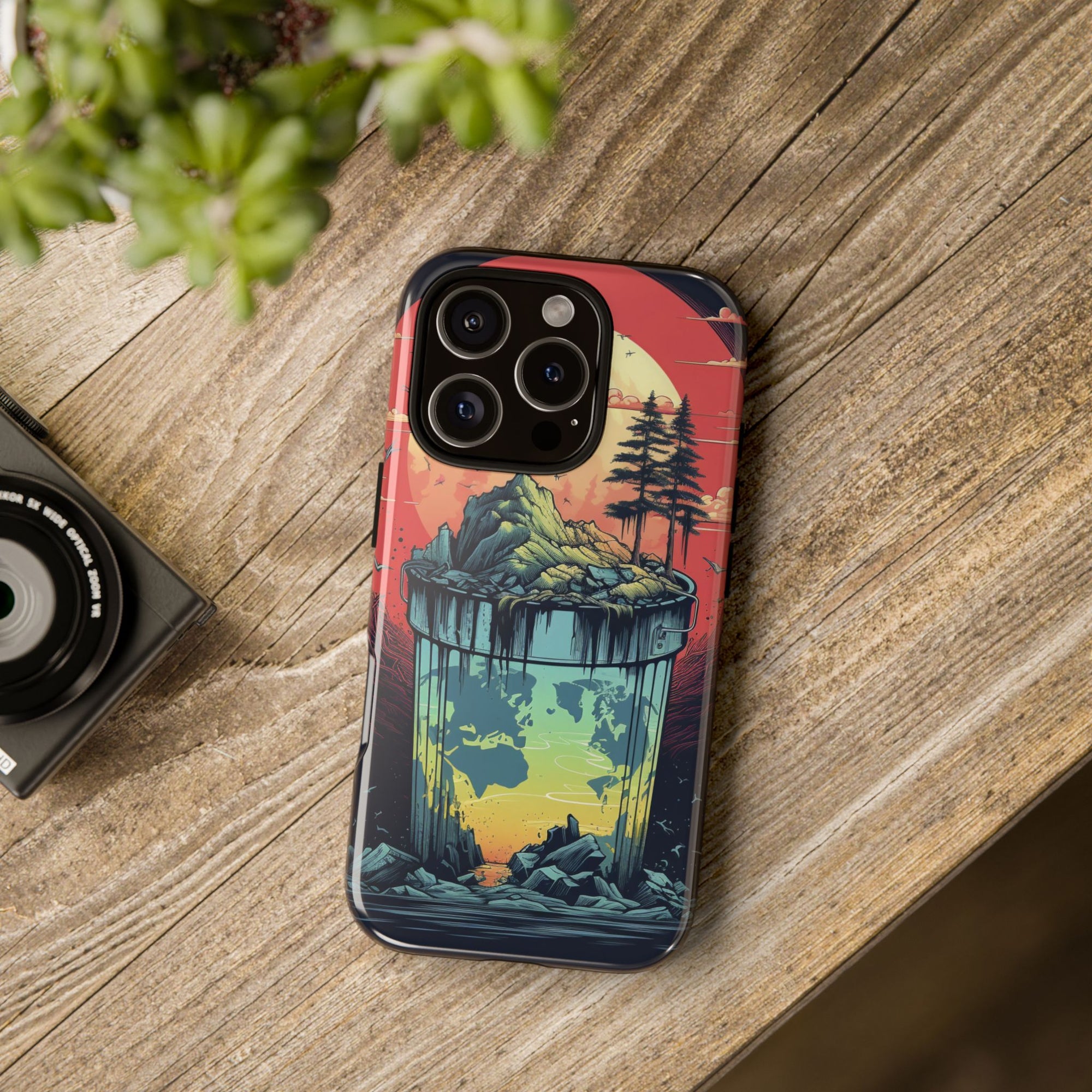 Vibrant Nature-Themed Phone Case, Tough Cases for Adventurers, Eco-Friendly, Trendy Phone Accessory, Great Gift for Nature Lovers