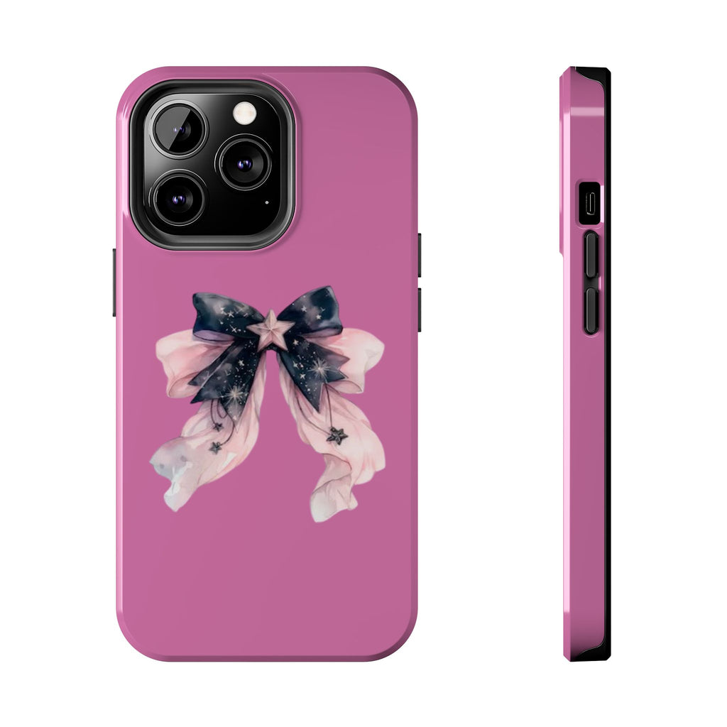 Pink Ribbon Tough Phone Cases, Galaxy Phone Covers, Chic Phone Protection, Ideal Gift for Her, Stylish Tech Accessories