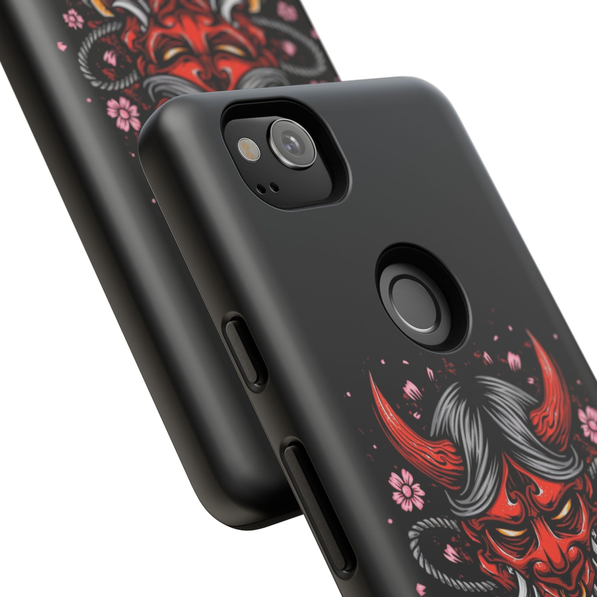 Tough Cases: Fierce Demon Phone Case, Edgy Phone Cover, Protect Your Device, Gift for Anime Fans, Unique Artwork Case