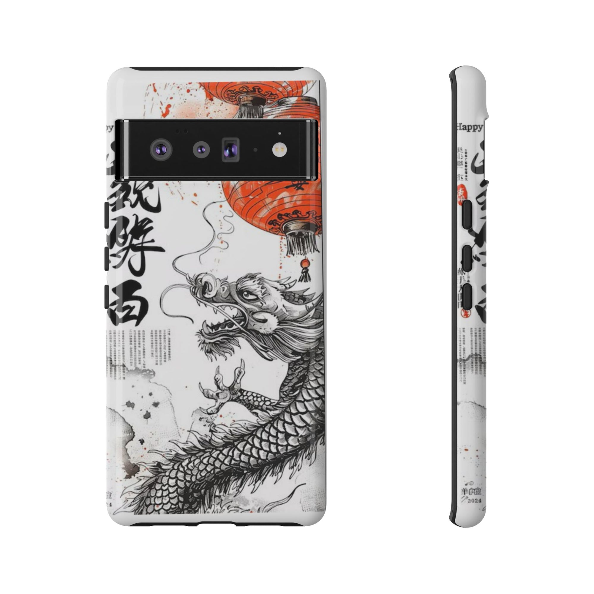 Dragon Design Phone Case, Tough Cases with Chinese Art for Unique Style, Gift for Art Lovers, Phone Protection, Trendy Accessories