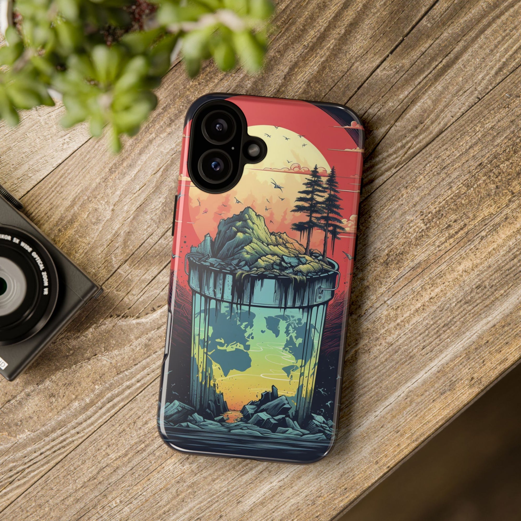 Vibrant Nature-Themed Phone Case, Tough Cases for Adventurers, Eco-Friendly, Trendy Phone Accessory, Great Gift for Nature Lovers