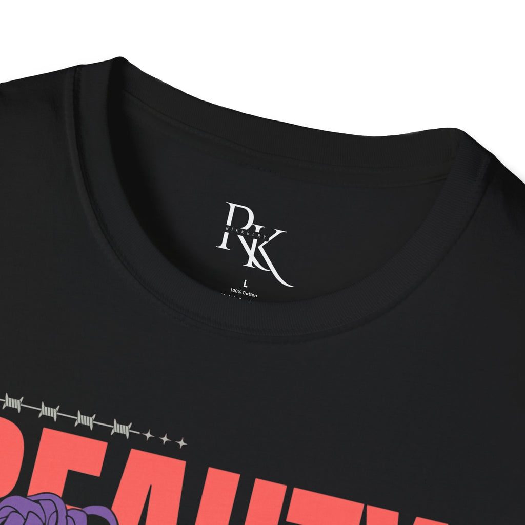 Beauty Floral Unisex Softstyle T-Shirt, Chic Casual Wear, Gift for Friends, Everyday Style, Trendy Graphic Tee, Summer Outfit