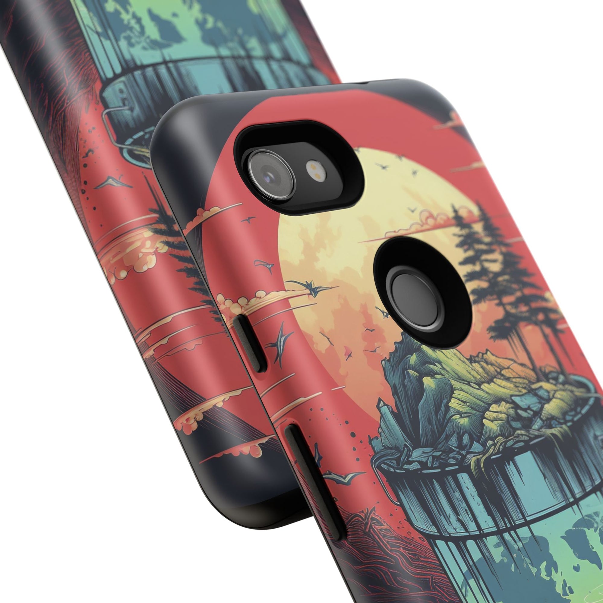 Vibrant Nature-Themed Phone Case, Tough Cases for Adventurers, Eco-Friendly, Trendy Phone Accessory, Great Gift for Nature Lovers