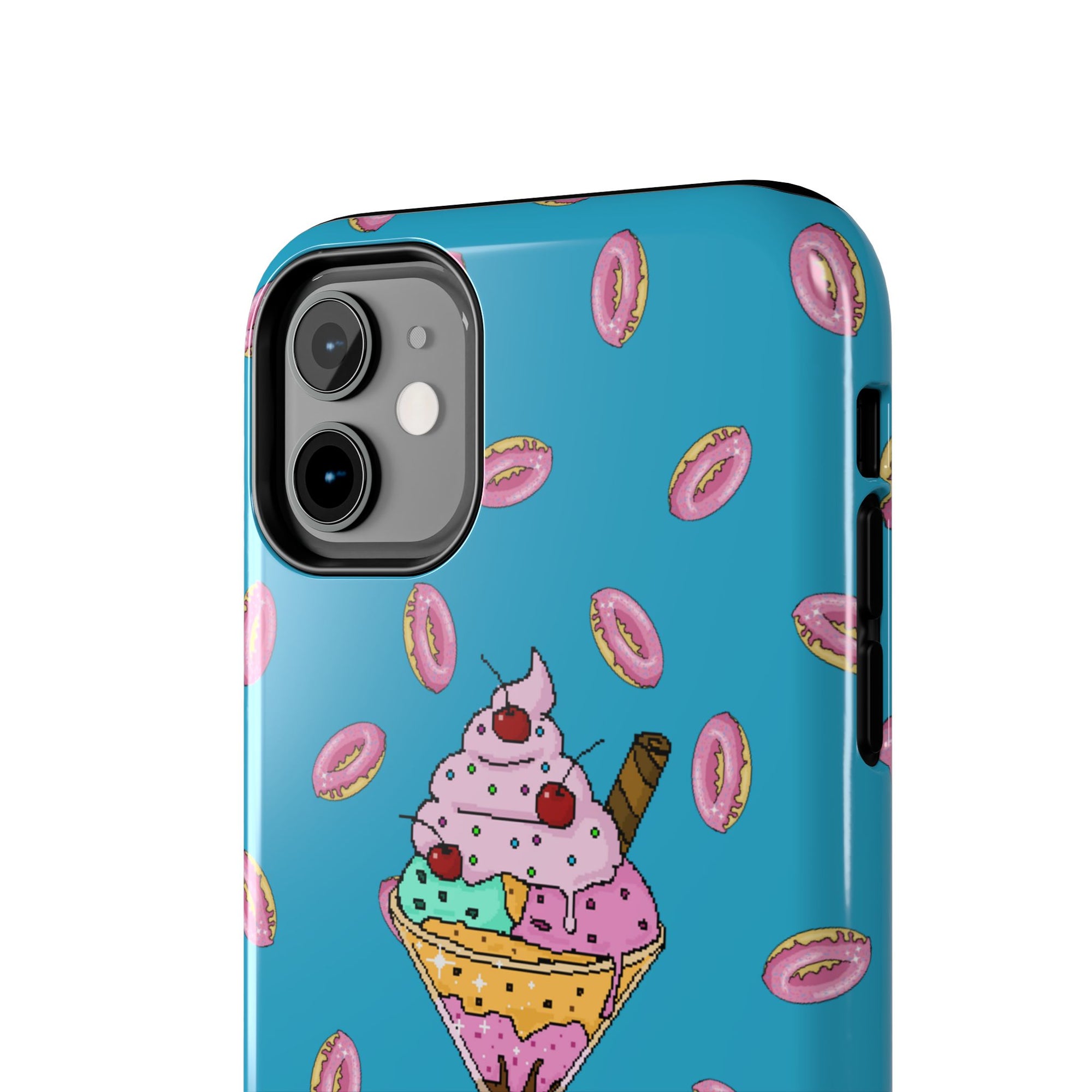 Cute Dessert Phone Cases, Fun iPhone Covers, Quirky Phone Accessories, Donut Lovers Gift, Ice Cream Phone Protector