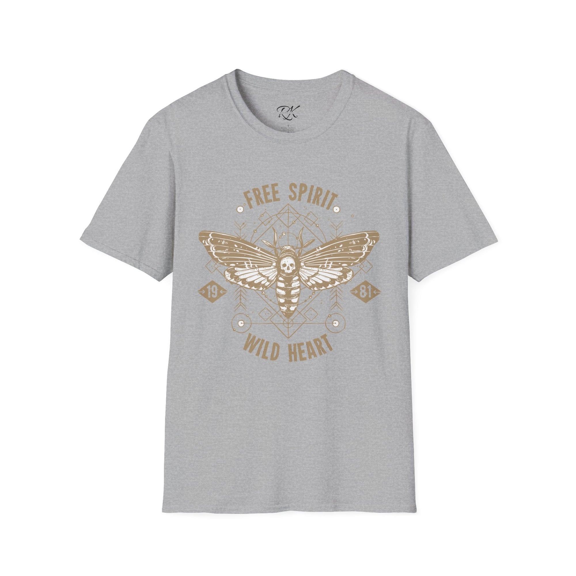 Free Spirit Wild Heart Unisex T-Shirt, Boho Graphic Tee, Nature Lover Shirt, Gift for Adventurers, Casual Wear, Everyday Comfort