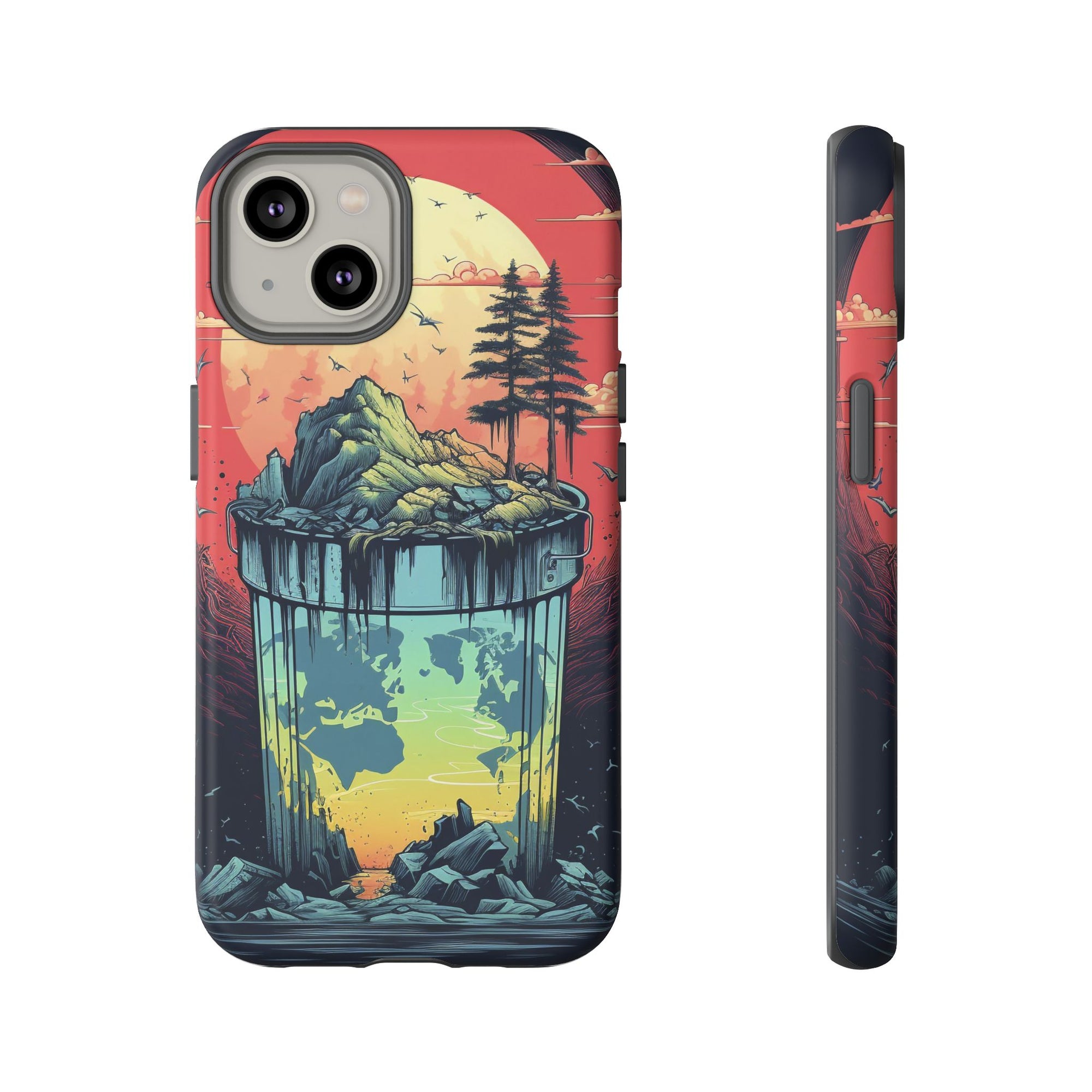 Vibrant Nature-Themed Phone Case, Tough Cases for Adventurers, Eco-Friendly, Trendy Phone Accessory, Great Gift for Nature Lovers