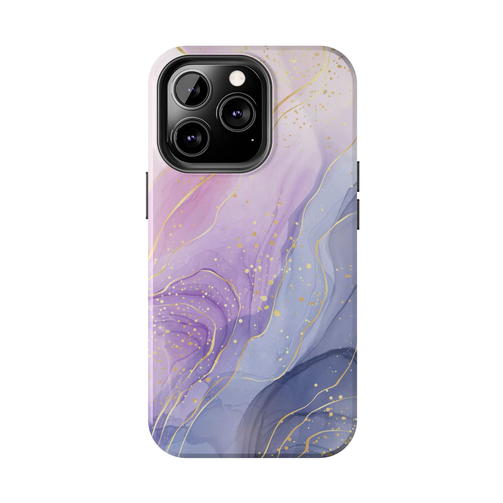 Elegant Abstract Tough Phone Cases for Stylish Protection, Gift for Her, Phone Accessories, Lavender Marble Design, Phone Cover for [...]