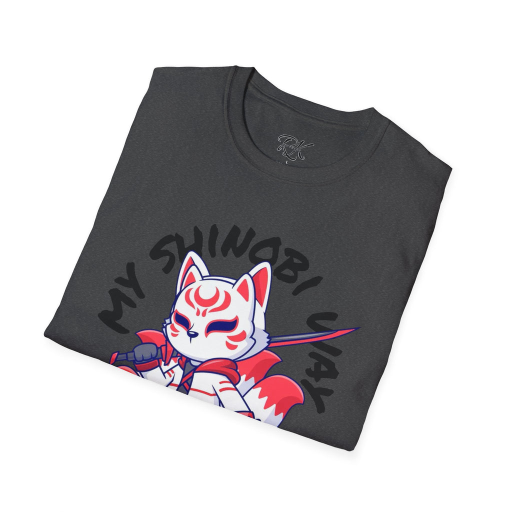 Unisex Anime T-Shirt - 'My Shinobi Pal' Graphic Tee, Comfortable Streetwear, Gift for Anime Lovers, Casual Wear, Stylish Outfit