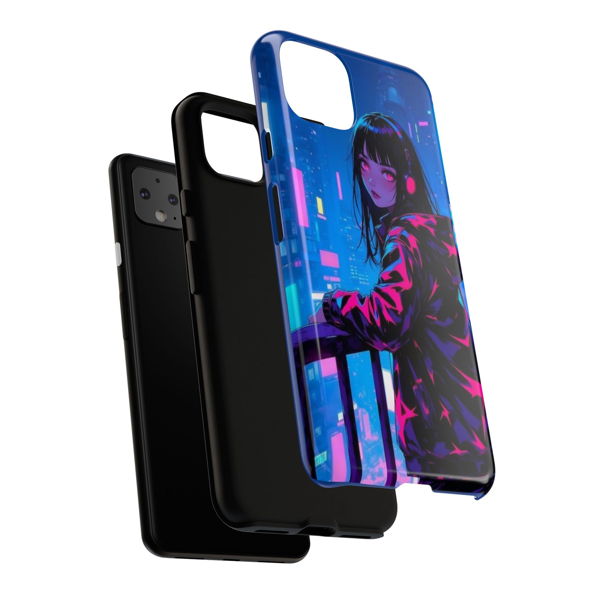 Futuristic Phone Case, Cyberpunk Aesthetic, Tough Phone Cover, Urban Style, Gift for Tech Lovers, Unique Phone Accessories, Streetwear [...]