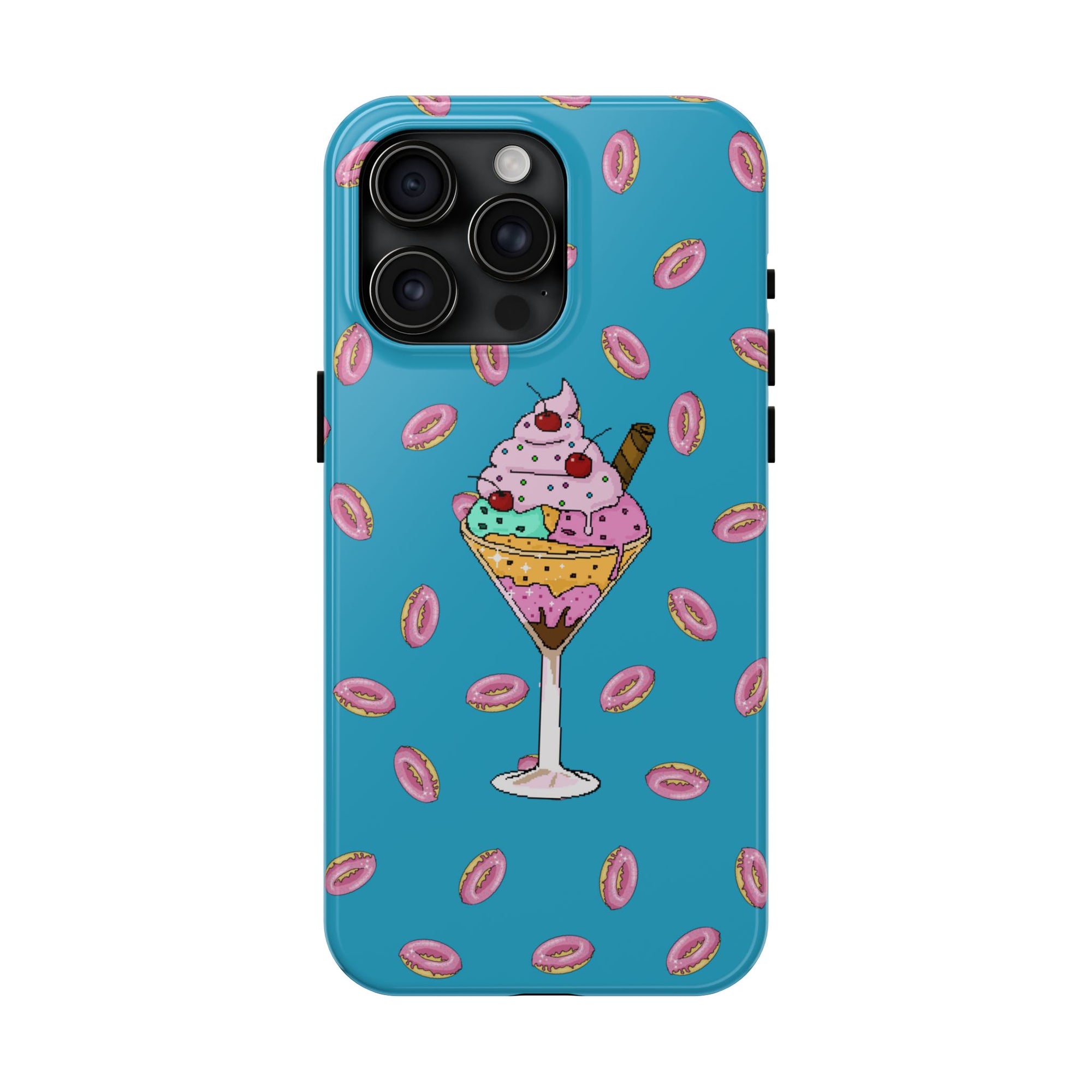 Cute Dessert Phone Cases, Fun iPhone Covers, Quirky Phone Accessories, Donut Lovers Gift, Ice Cream Phone Protector