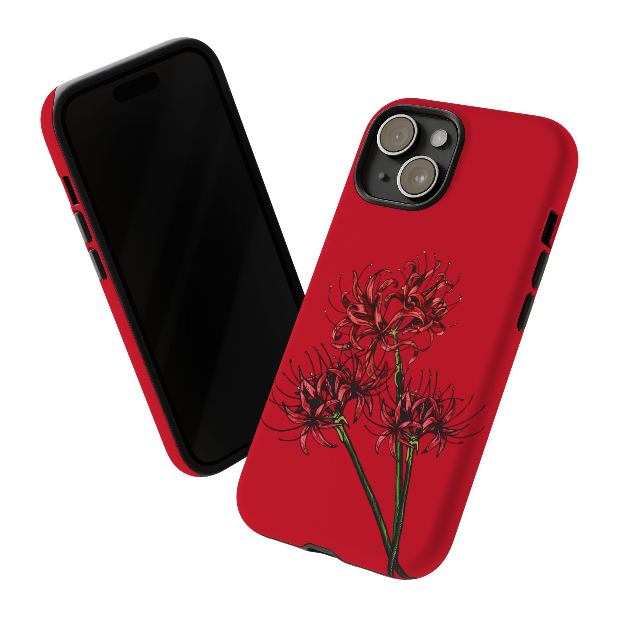 Floral Phone Case, Cute Durable Case for Plants Lovers, Stylish Tech Accessories, Gift for Her, Autumn Decor