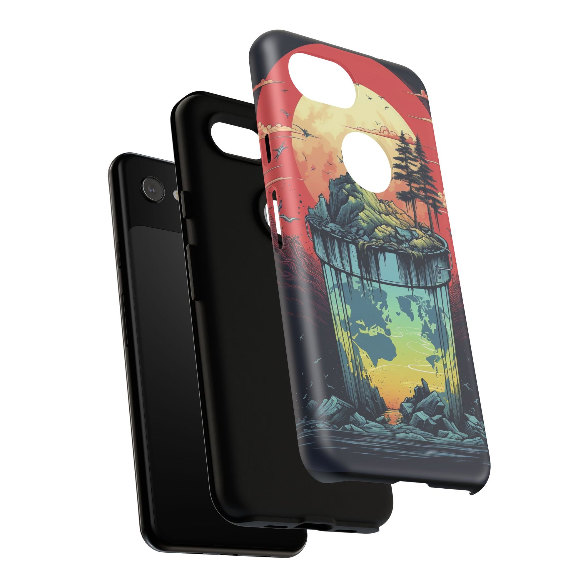 Vibrant Nature-Themed Phone Case, Tough Cases for Adventurers, Eco-Friendly, Trendy Phone Accessory, Great Gift for Nature Lovers