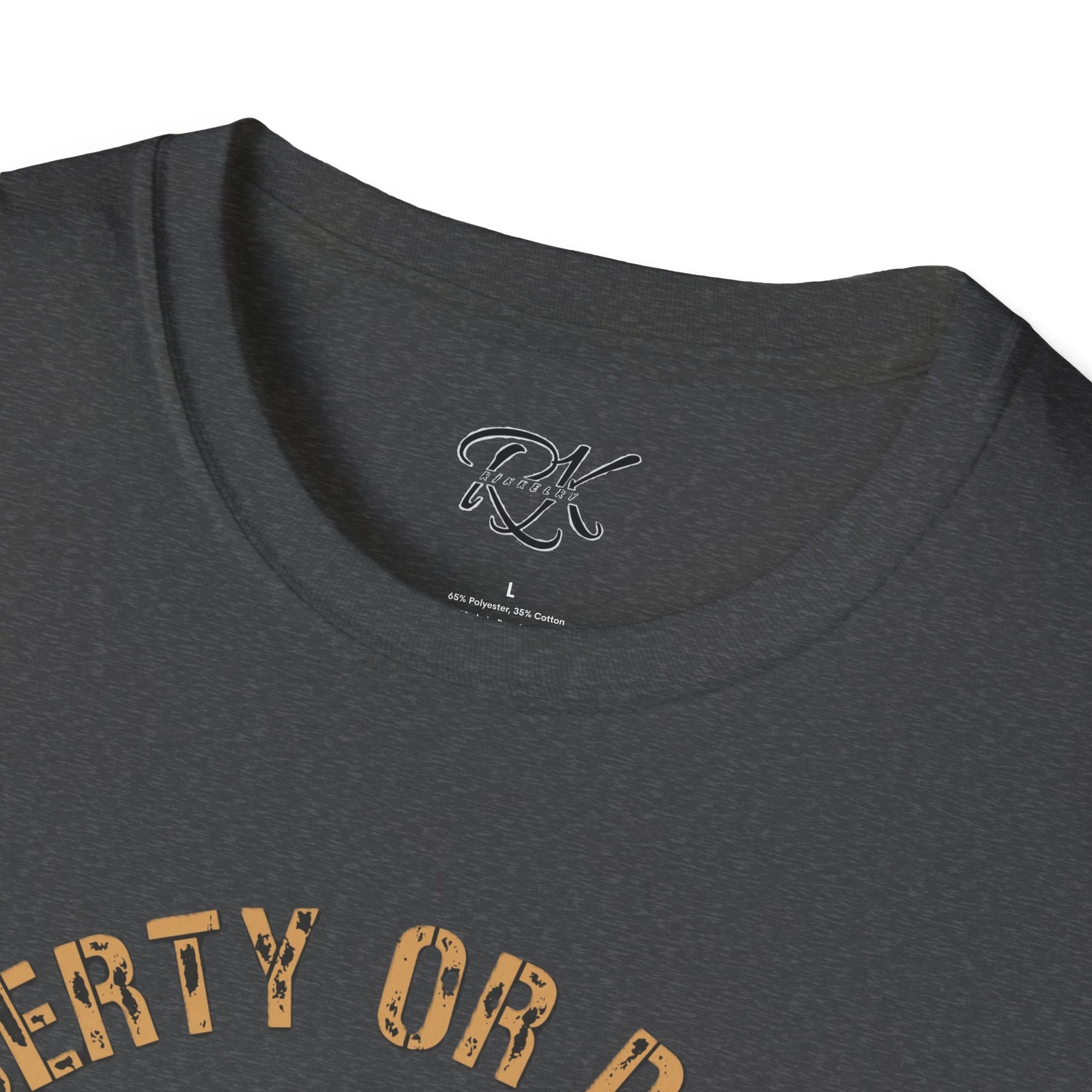 Liberty or Death Skull Soldier T-Shirt, Military Apparel, Unisex Graphic Tee, Veteran Gift, Casual Wear, Outdoor Adventure