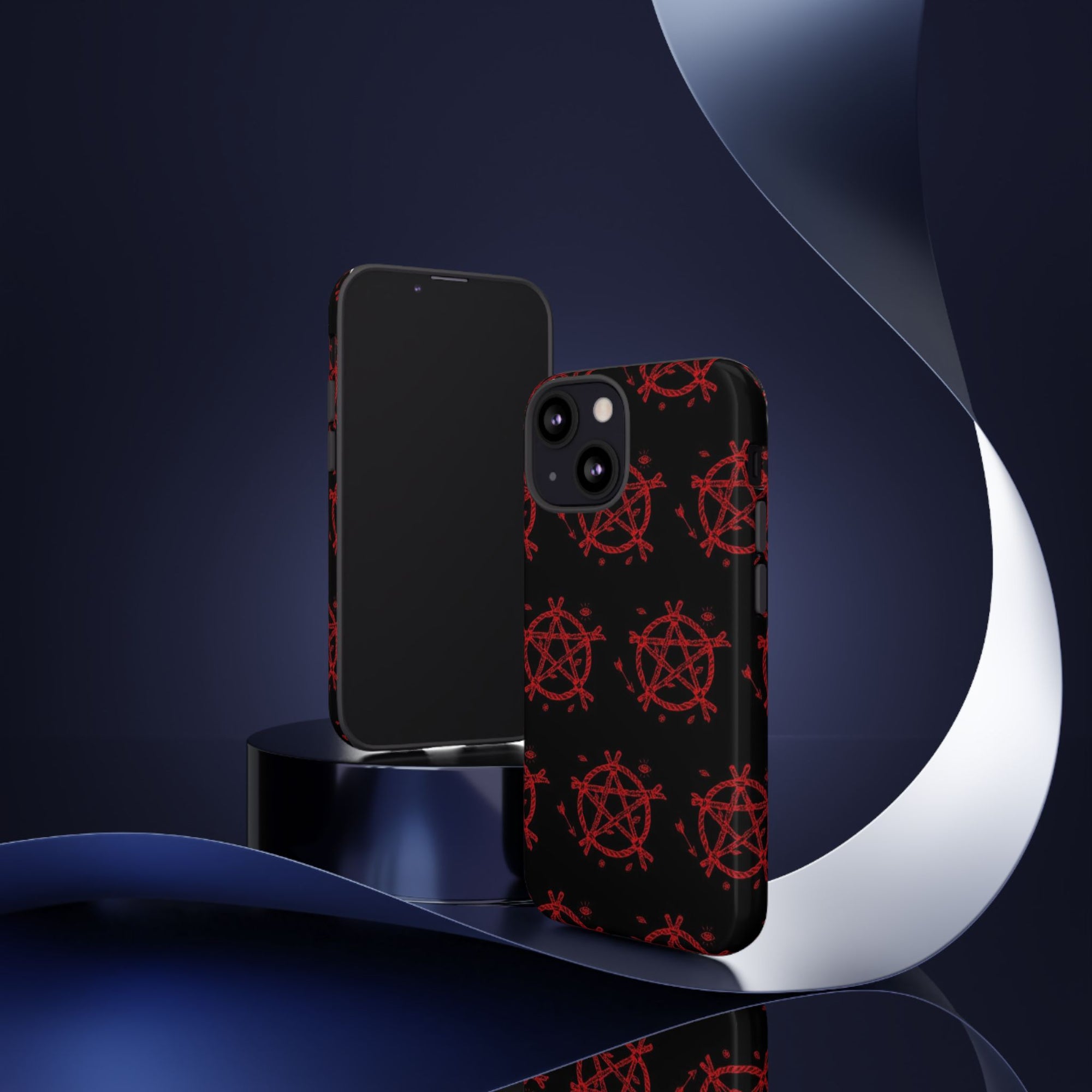 Anarchist iPhone Case, Tough Phone Cover, Punk Style Accessory, Unique Gift for Rebels, Goth Aesthetic Phone Case
