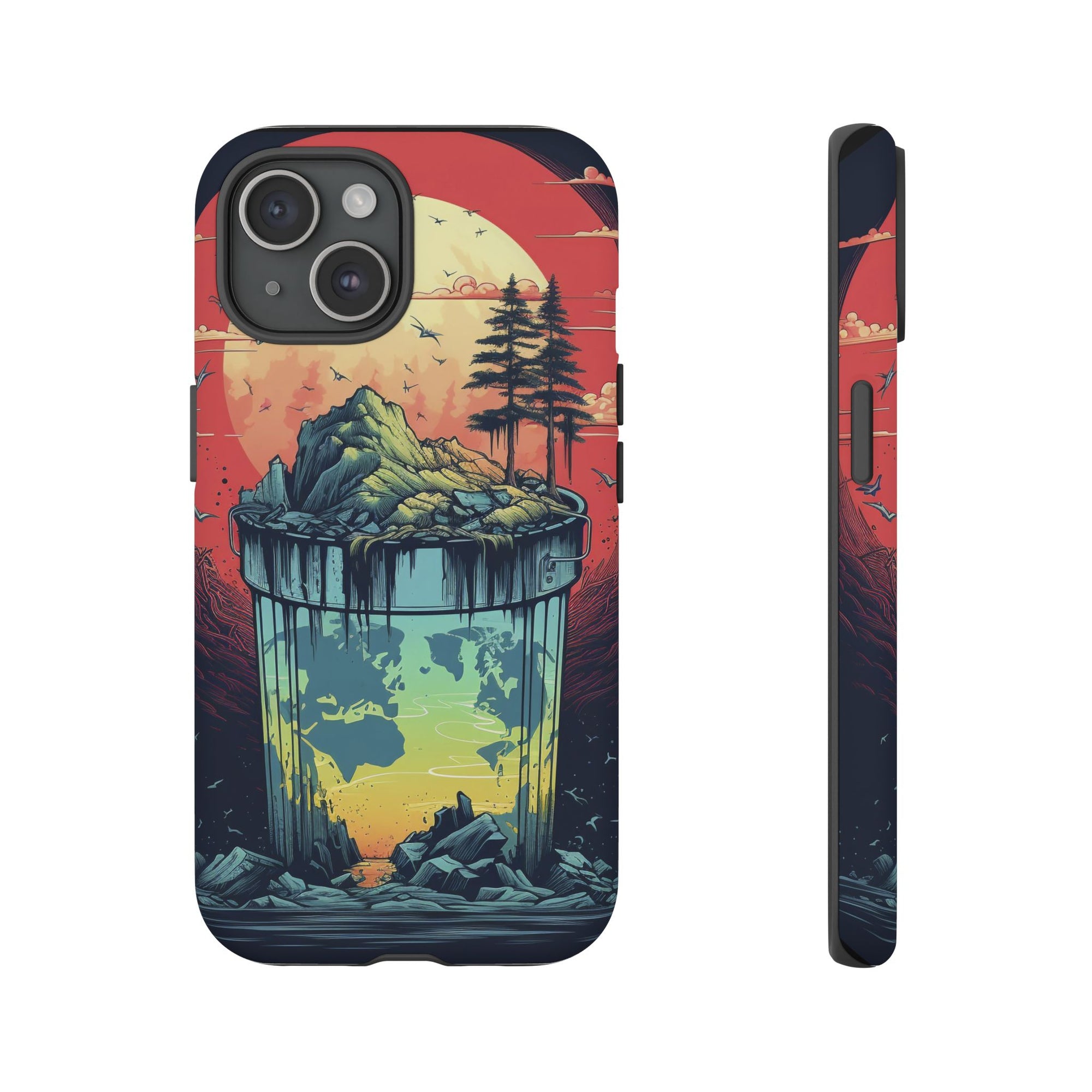 Vibrant Nature-Themed Phone Case, Tough Cases for Adventurers, Eco-Friendly, Trendy Phone Accessory, Great Gift for Nature Lovers