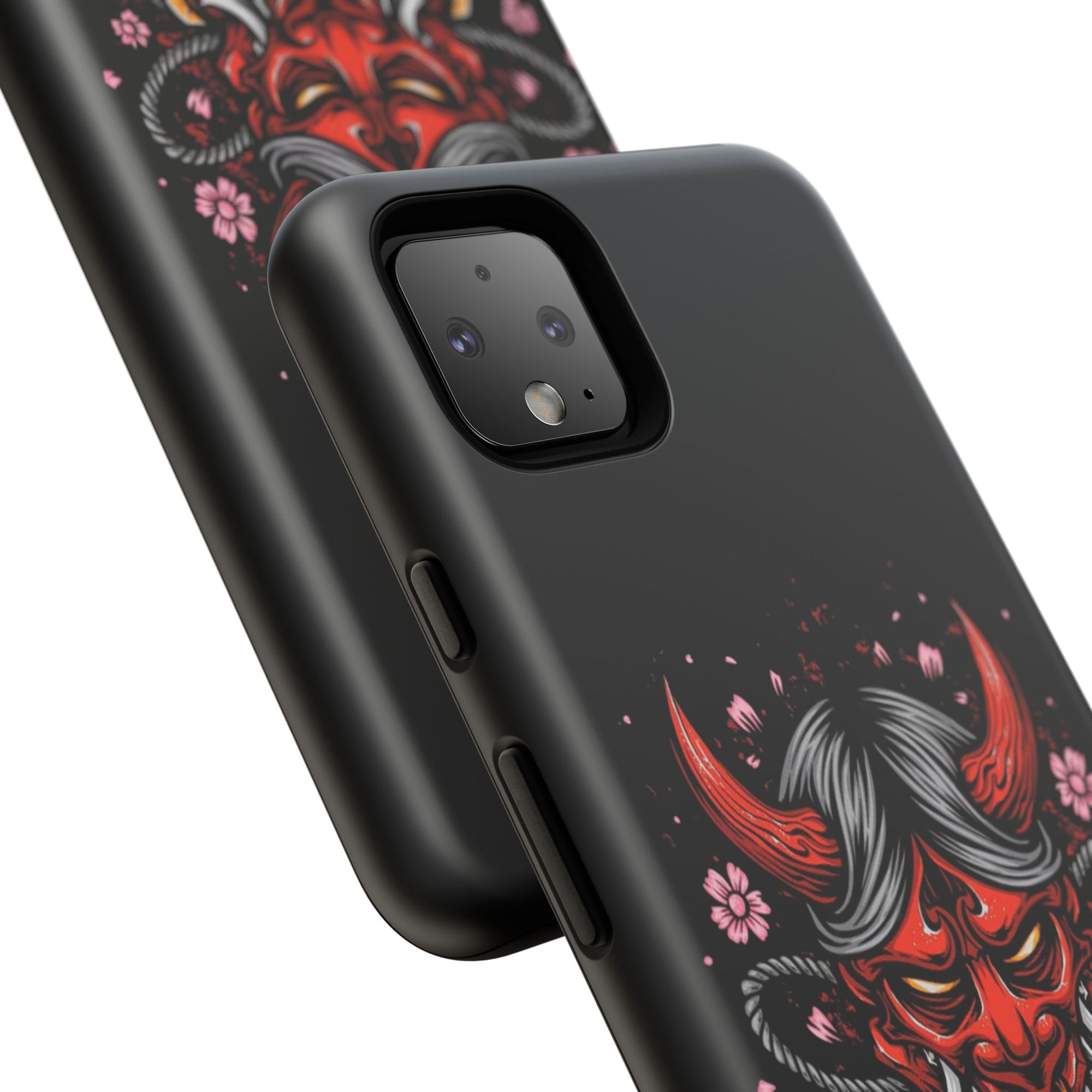 Tough Cases: Fierce Demon Phone Case, Edgy Phone Cover, Protect Your Device, Gift for Anime Fans, Unique Artwork Case