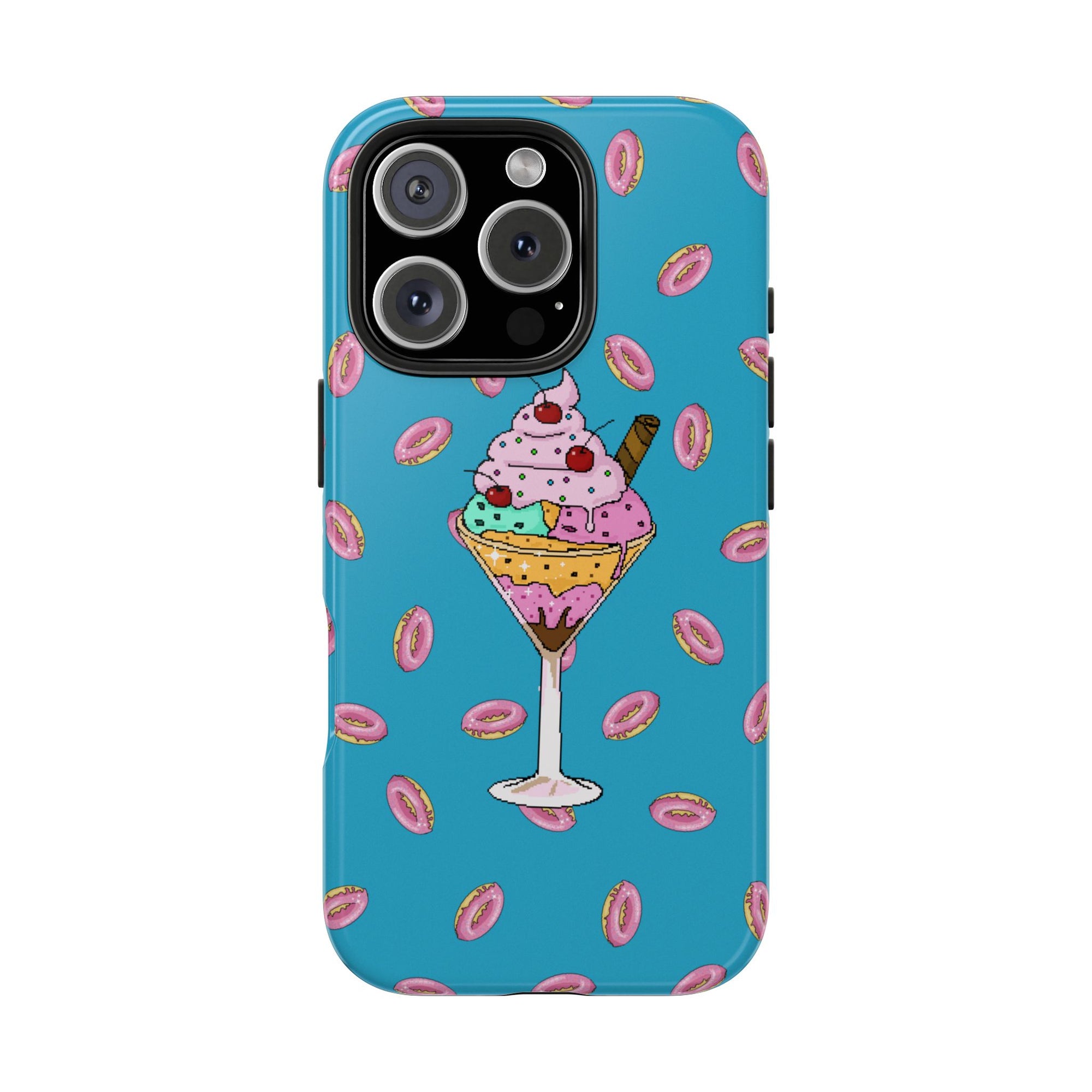 Cute Dessert Phone Cases, Fun iPhone Covers, Quirky Phone Accessories, Donut Lovers Gift, Ice Cream Phone Protector